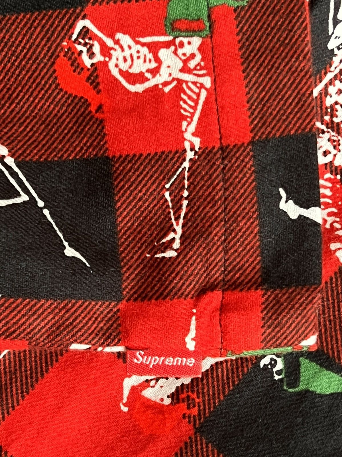 Supreme M - Supreme Holiday Pajama Set Red FW25 flannel shirt pant Size ONE SIZE - 15 Thumbnail