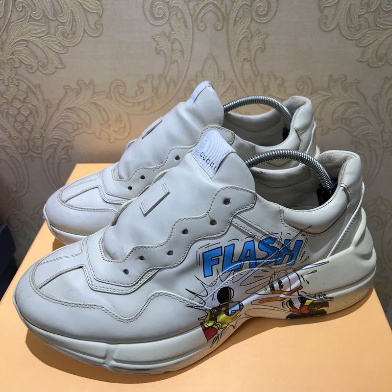 Gucci Gucci Rhyton Donald Duck Print Dad Sneakers 0079 Size US 10.5 / EU 43-44 - 1 Thumbnail