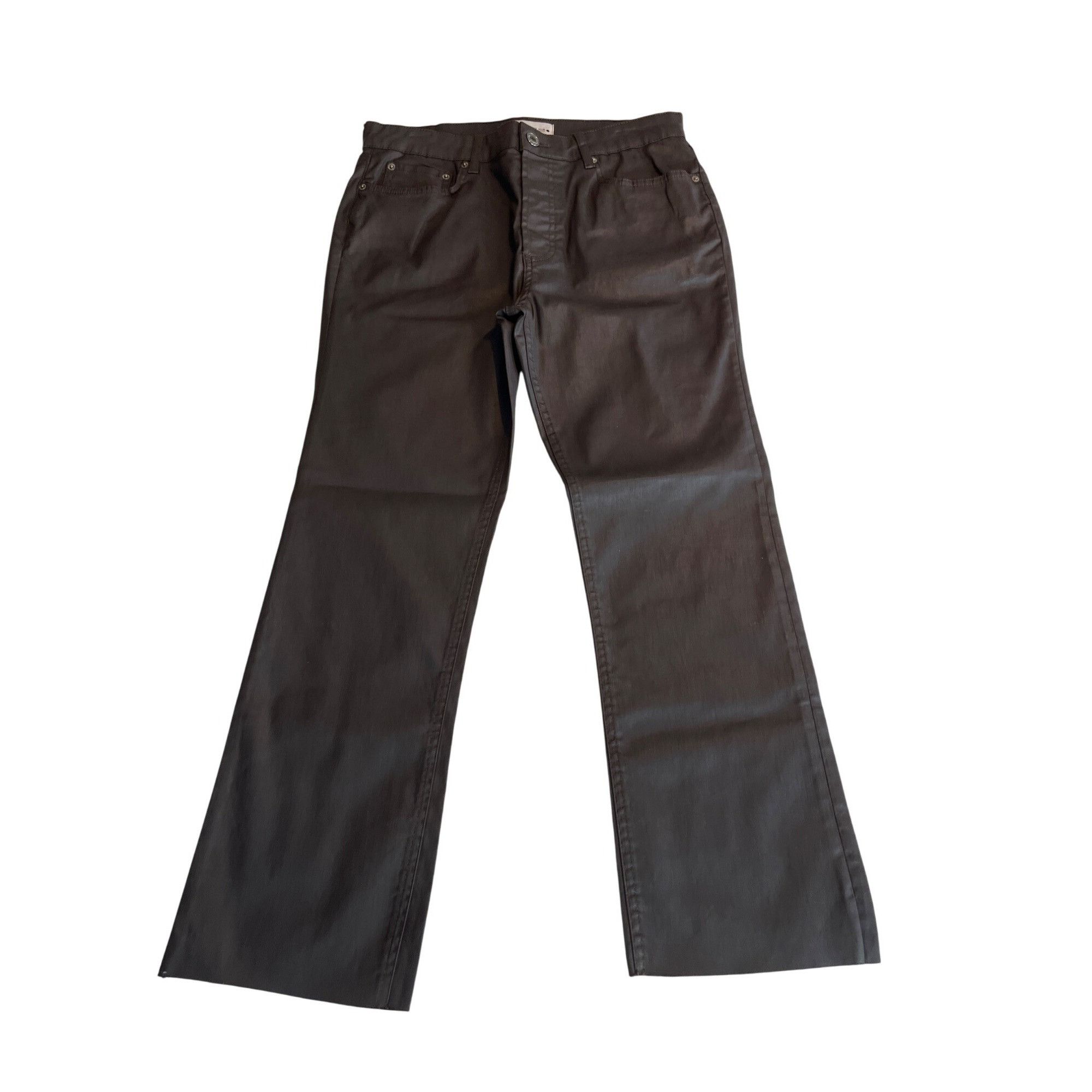 Zara Zara Womens Dreed Flare Pants Size 8 Black 76g Size 30" / US 8 / IT 44 - 1 Thumbnail