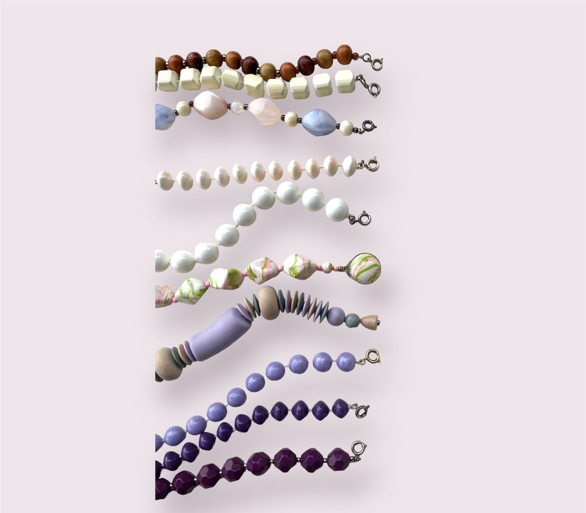 Vintage Vintage Necklaces Beaded Chunky Jewelry Lot Size ONE SIZE - 9 Thumbnail