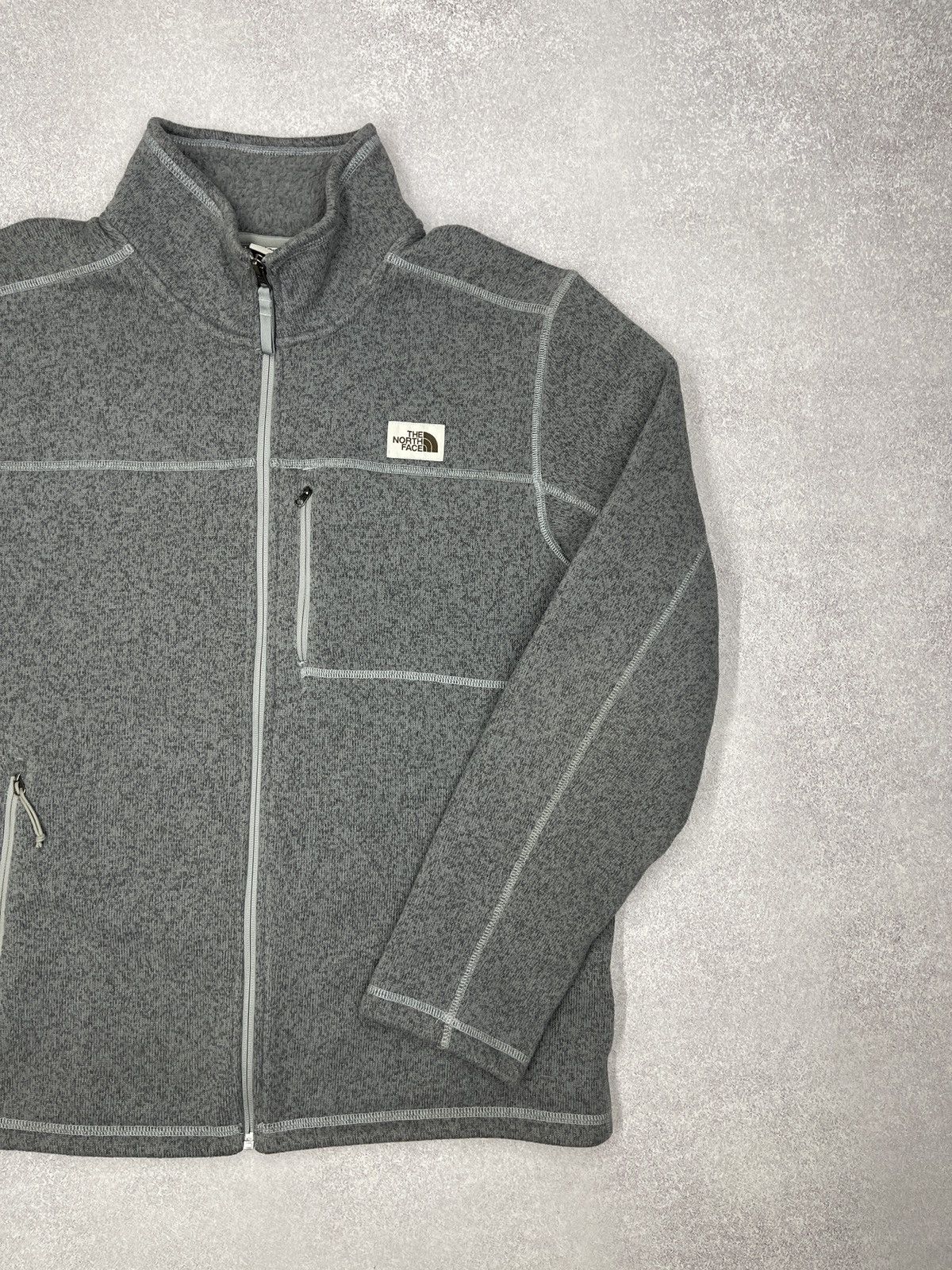 The North Face Mens The North Face Fleece Jacket Grey Outdoor Gorpcore Y2K Size US L / EU 52-54 / 3 - 3 Thumbnail