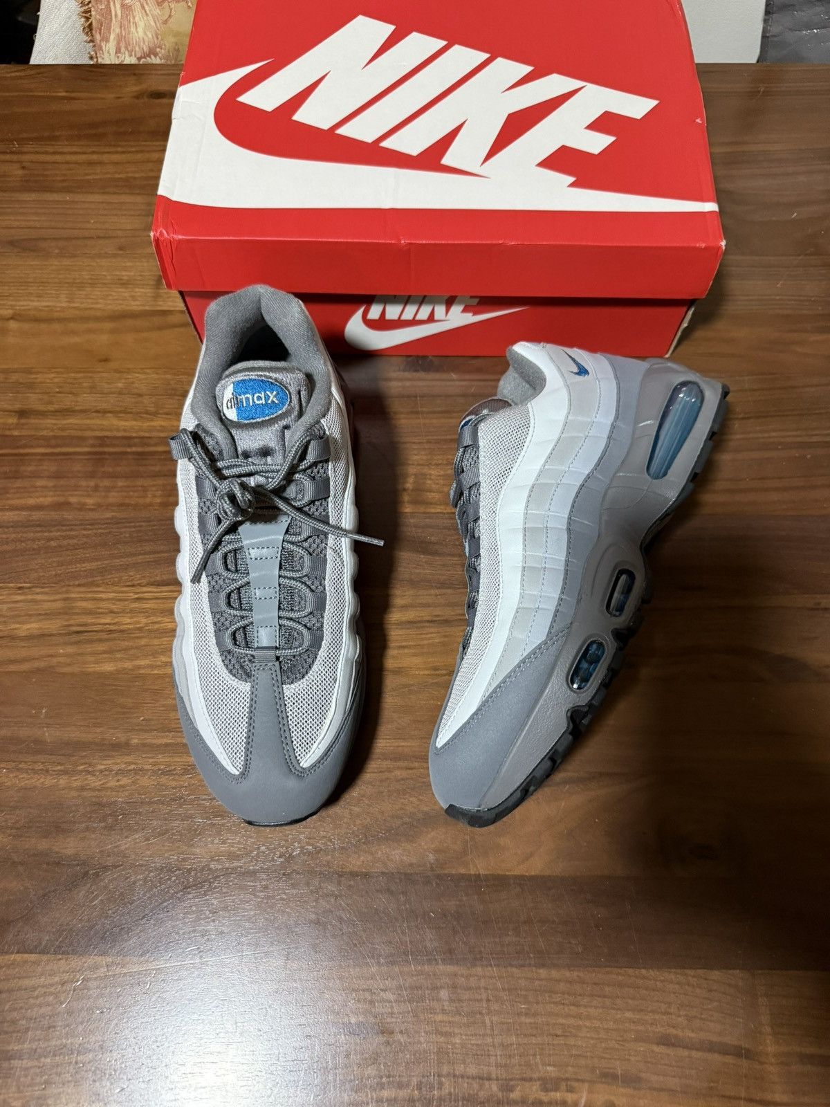 Nike Nike Air Max 95 OG Big Bubble 'SMOKE GREY GREEN ABYSS' Size Size US 11 / EU 44 - 1 Thumbnail