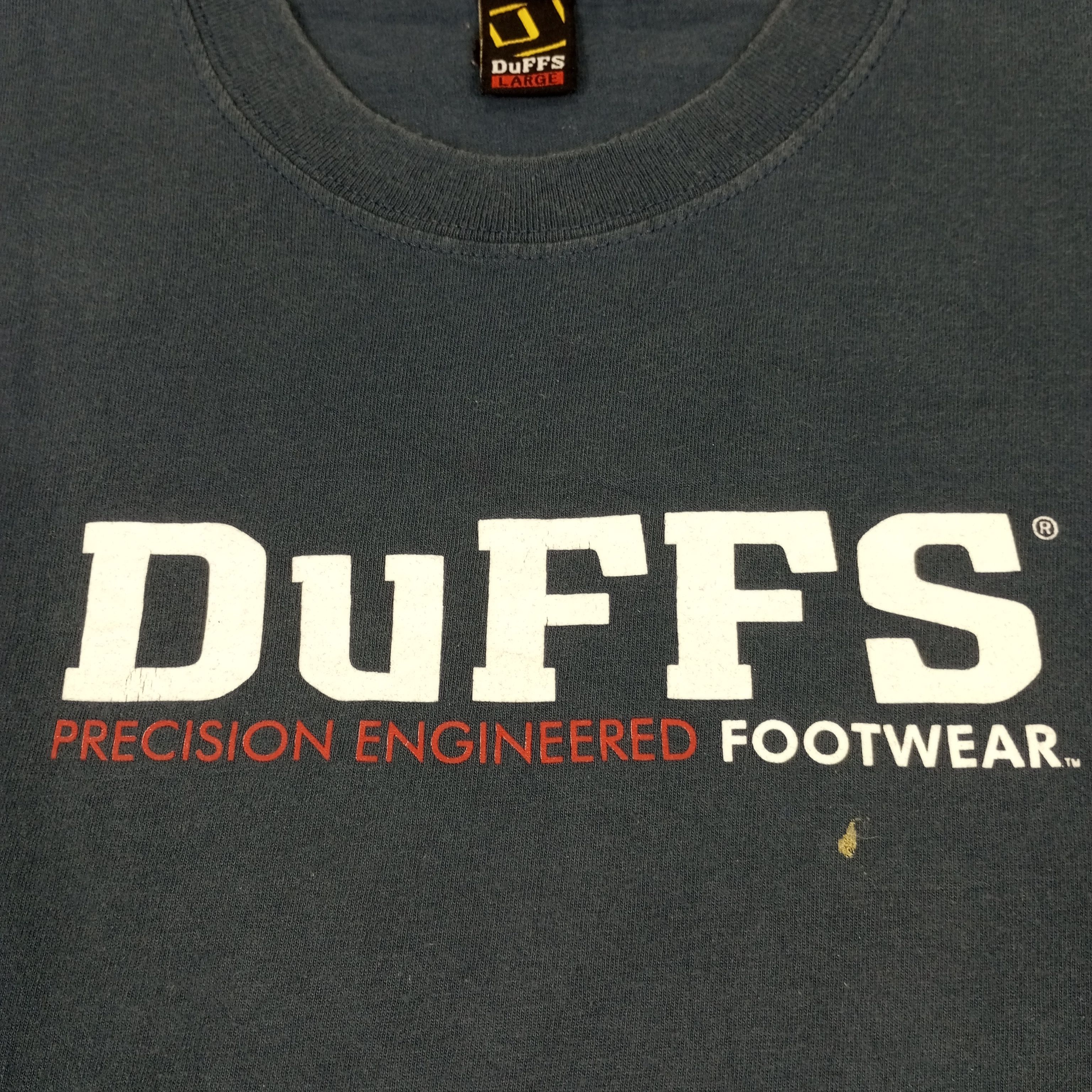 Vintage Duffs Precision Engineered Footwear Tshirt Size US L / EU 52-54 / 3 - 2 Thumbnail