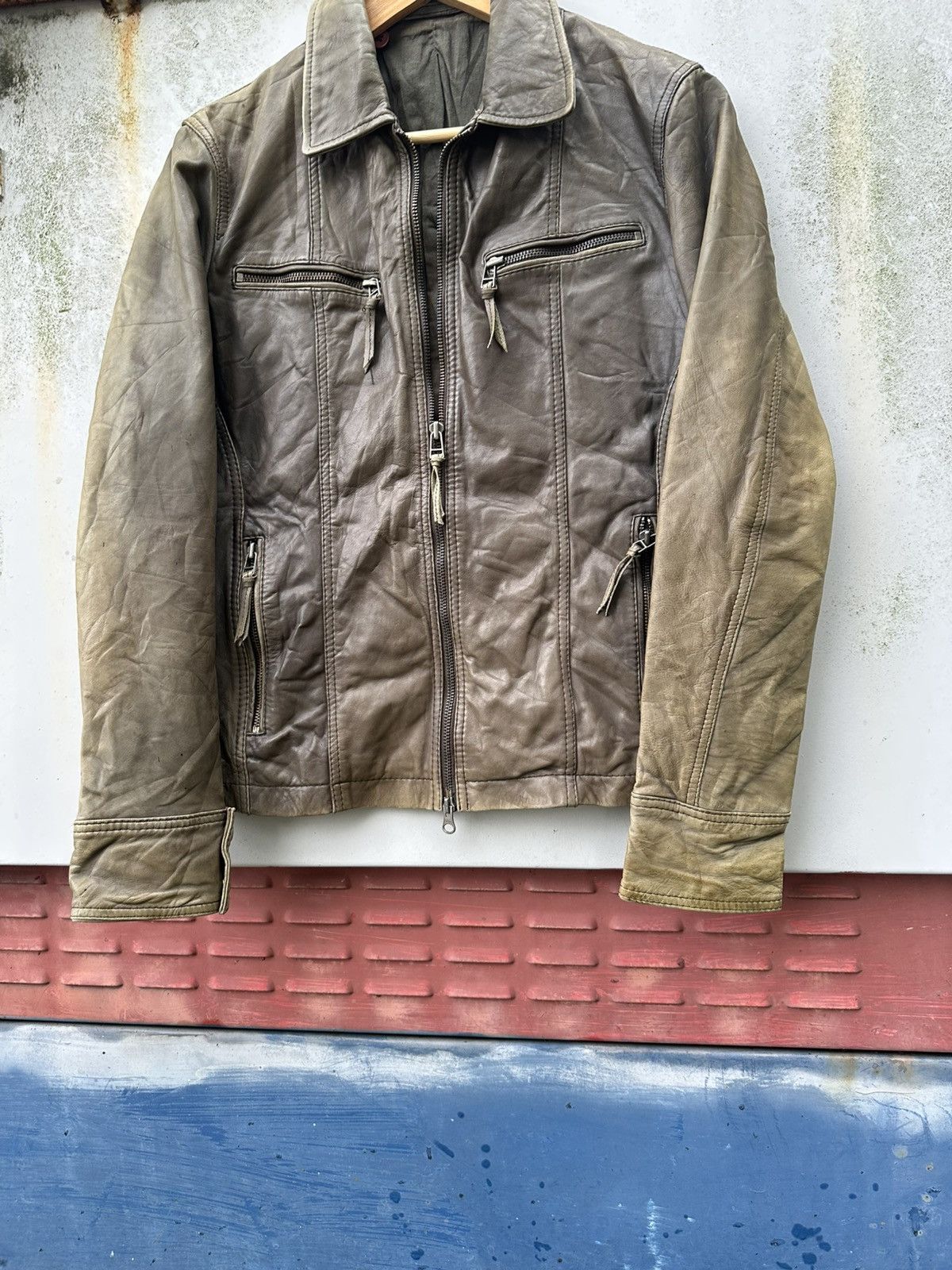 Vintage 👹Vintage Hemispheres Paris Leather Jacket Size US S / EU 44-46 / 1 - 5 Thumbnail