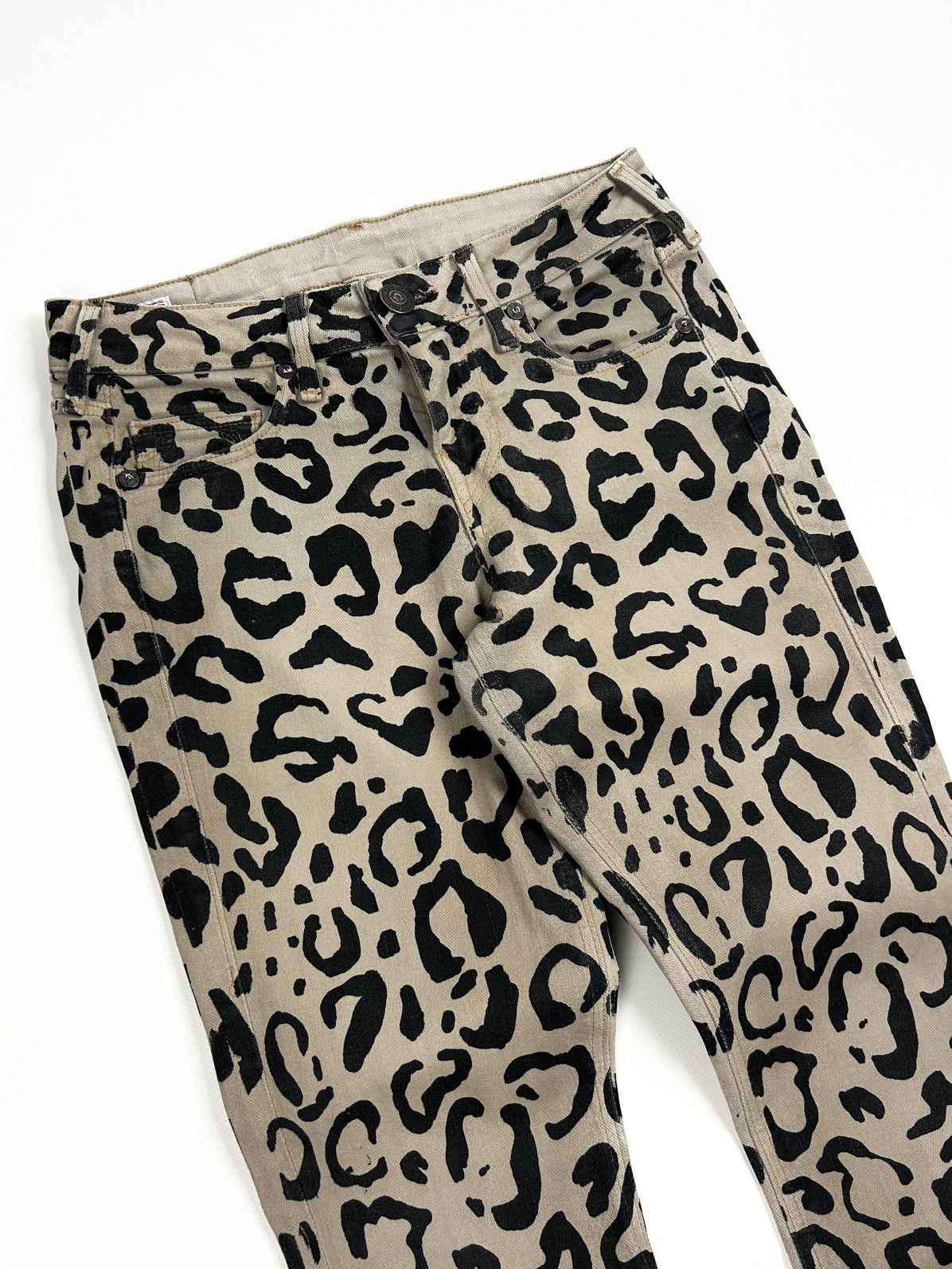 True Religion rare True Religion Leopard Jeans Skinny Made In USA Y2K Size 25" / US 0 / IT 36 - 5 Thumbnail