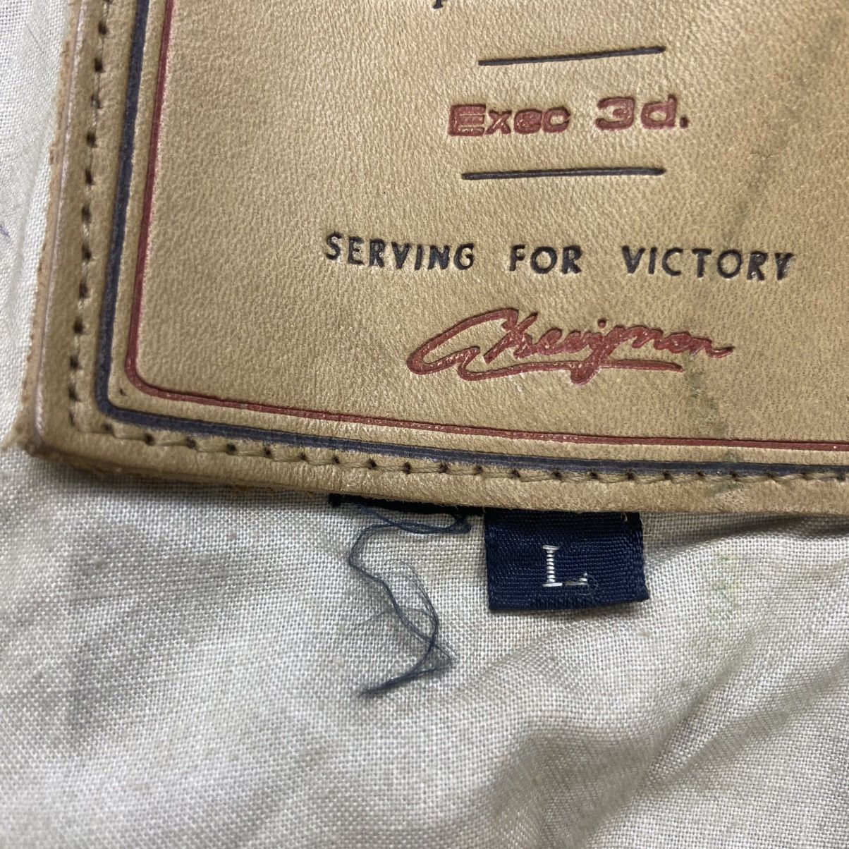 Chevignon Vtg Chevignon Honnor 350th Roll Airflyte A-2 Type Leather Size US M / EU 48-50 / 2 - 18 Thumbnail