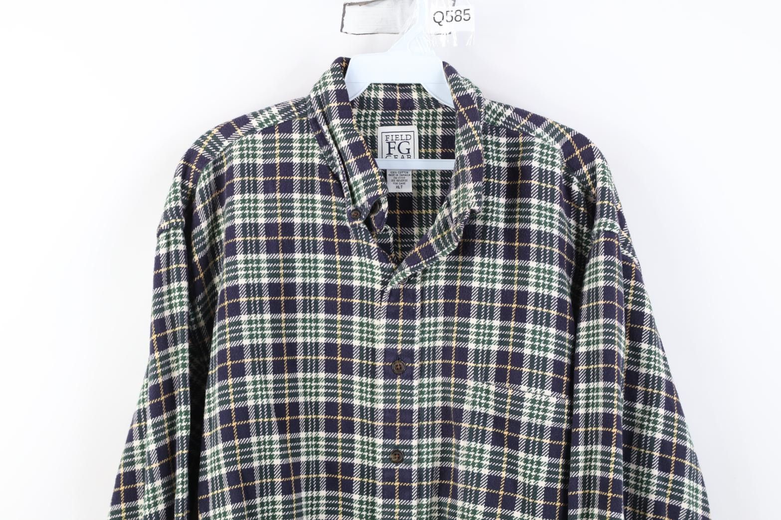 Vintage Vintage 90s Streetwear Flannel Collared Button Down Shirt Size US XL / EU 56 / 4 - 2 Thumbnail