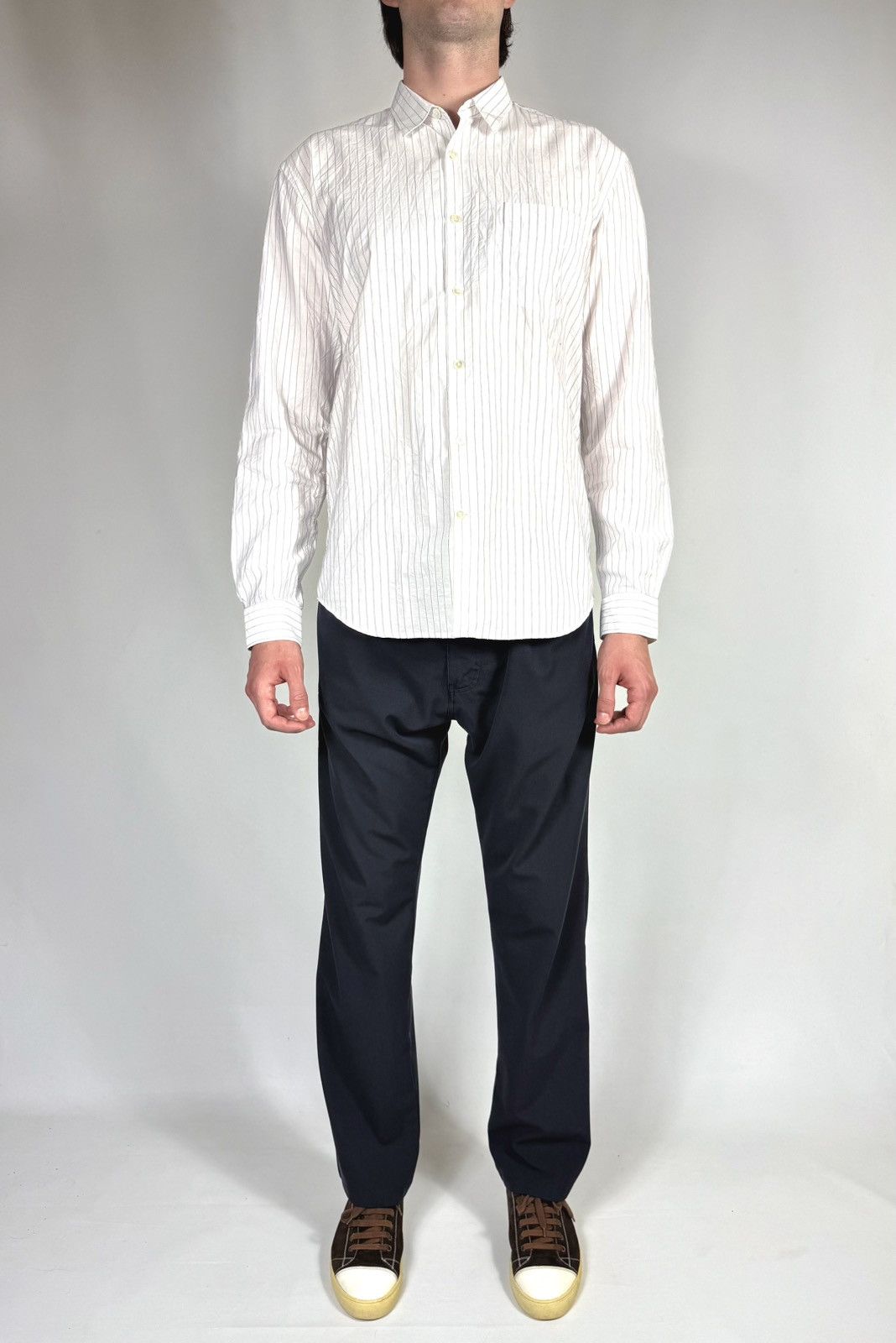 Emporio Armani Vintage Armani Viscose Straight Fit Trousers Pants Size US 38 / EU 54 - 3 Thumbnail