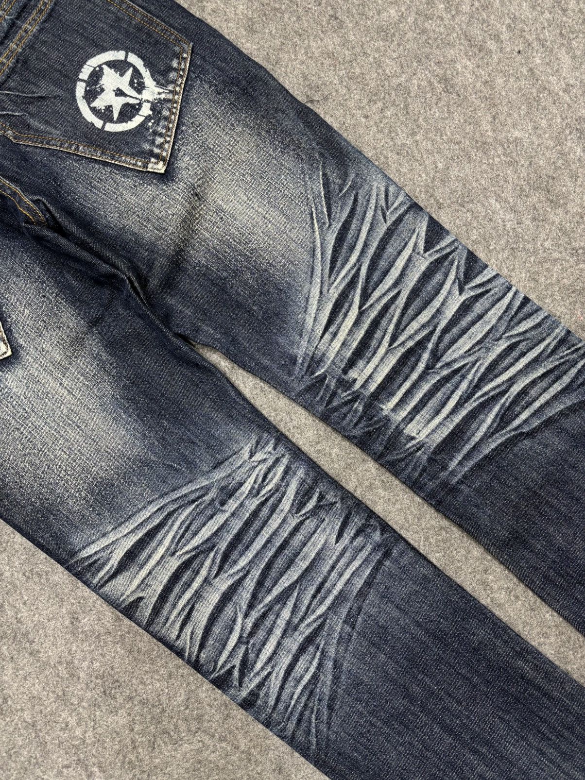 Japanese Brand 💥Insane💥MOVVE GEAR Seditionaries Stone Wash Denim F691 Size US 34 / EU 50 - 15 Thumbnail