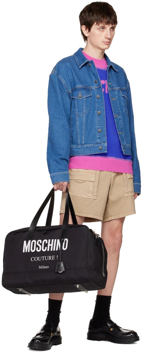 Moschino o1y0225 Logo Sweater in Blue/Pink Size US S / EU 44-46 / 1 - 4 Thumbnail