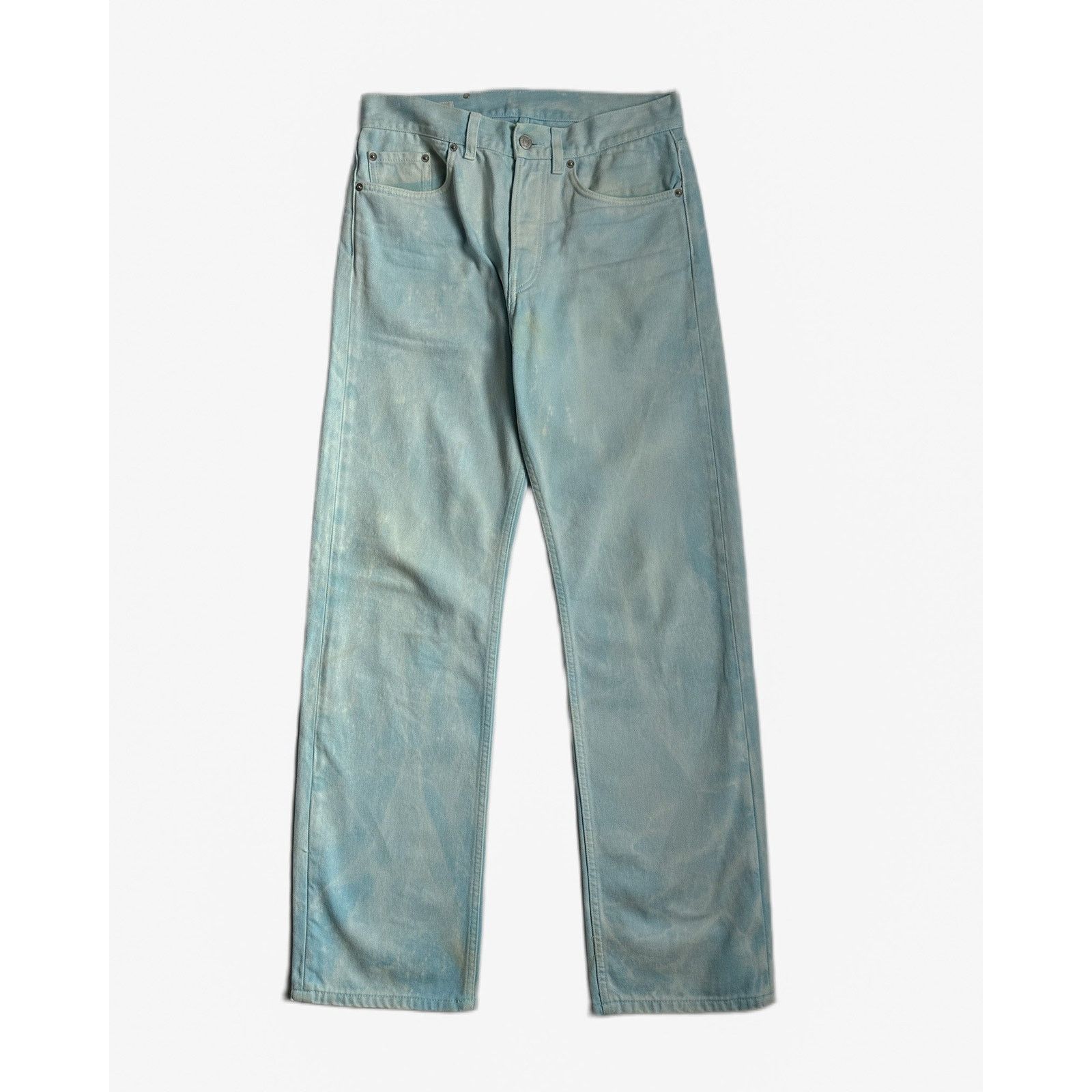 Dries Van Noten Dries Van Noten Marbled Straight Jeans Size US 30 / EU 46 - 1 Thumbnail