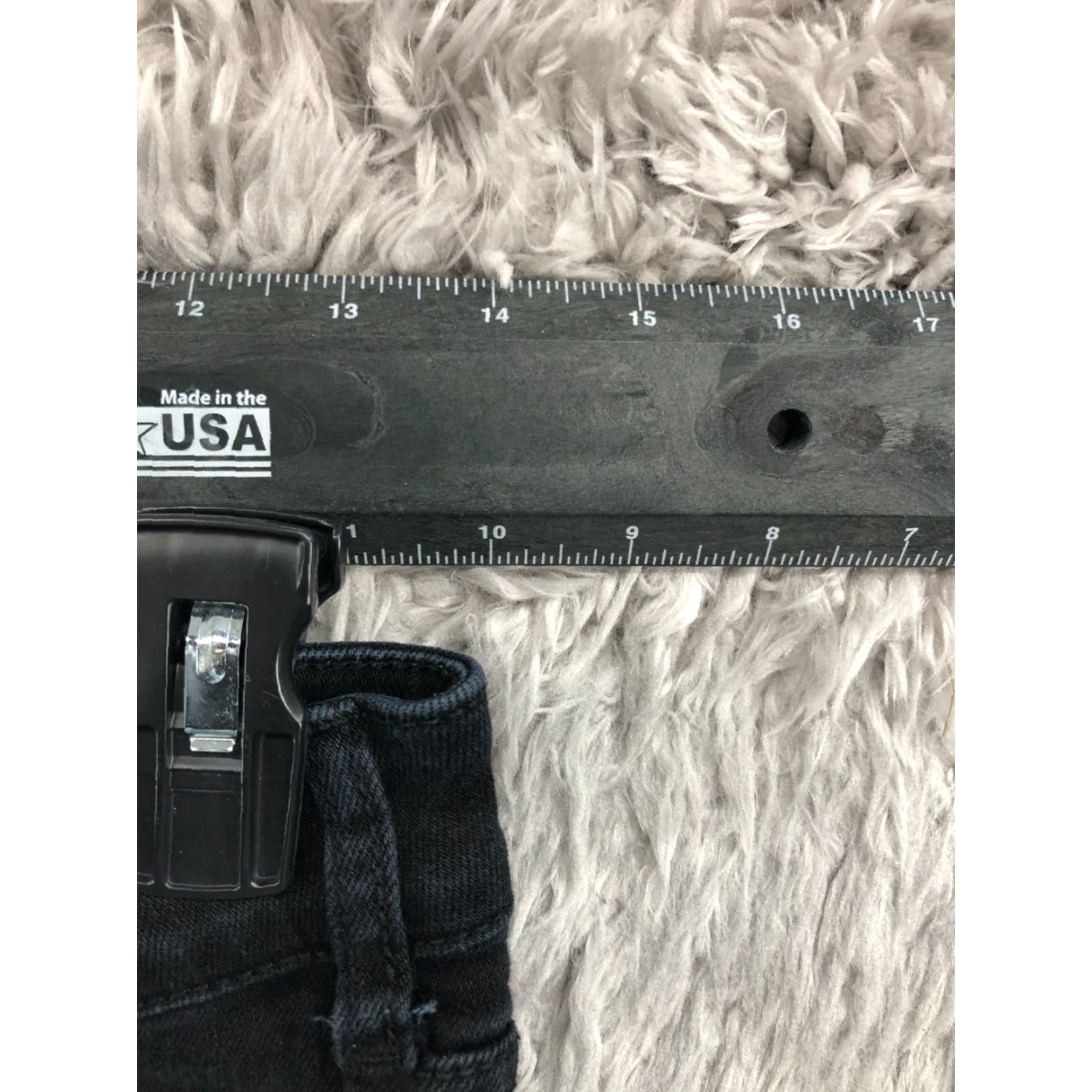 Anthropologie Pilcro and The Letterpress Jeans Size 27 Womens Black Dark Wash High Rise Skinny Denim 5-Pocket Size 27" / US 4 / IT 40 - 2 Thumbnail