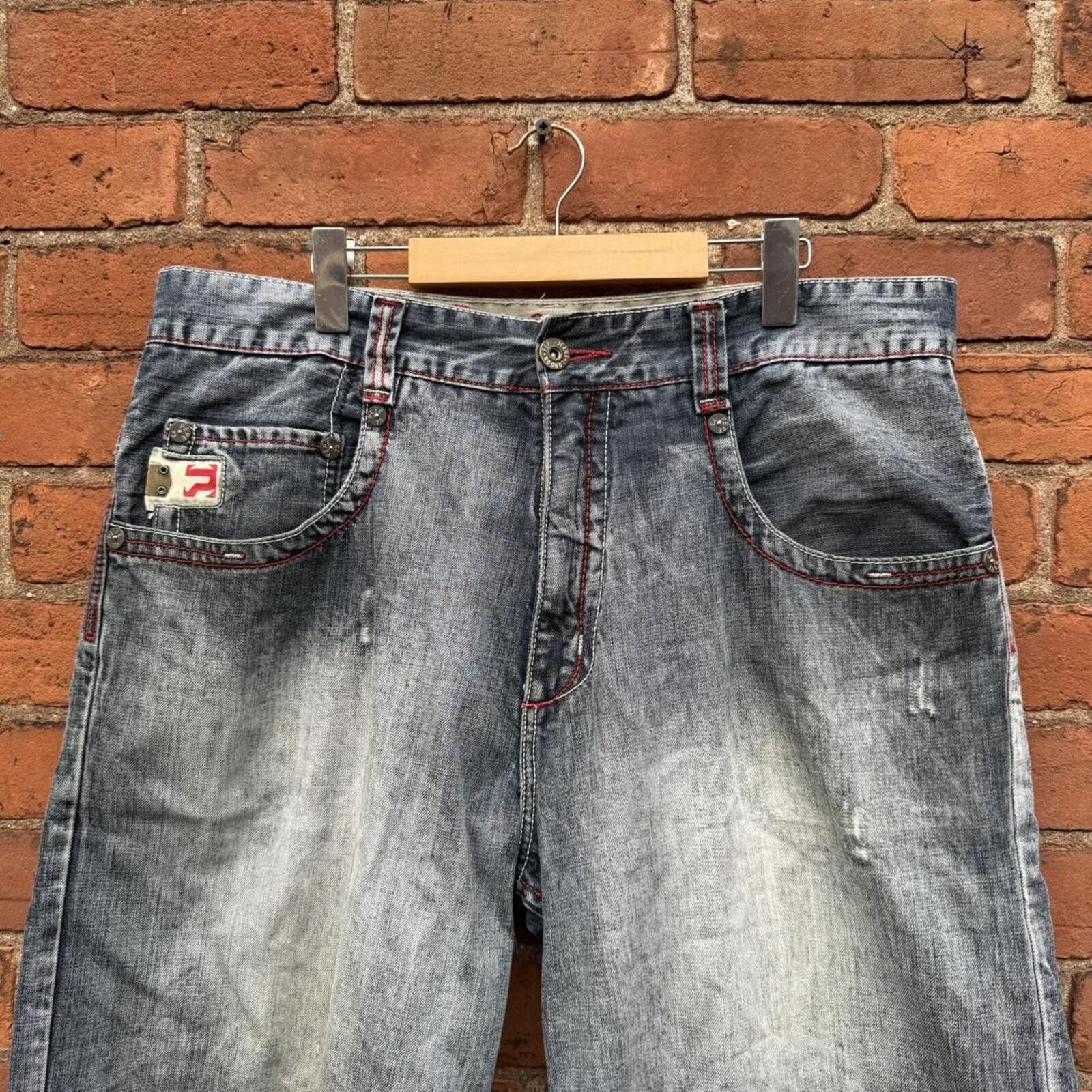 Pepe Jeans vintage Pepe jeans Jean shorts 00s jorts 38x14 Size US 38 / EU 54 - 4 Thumbnail