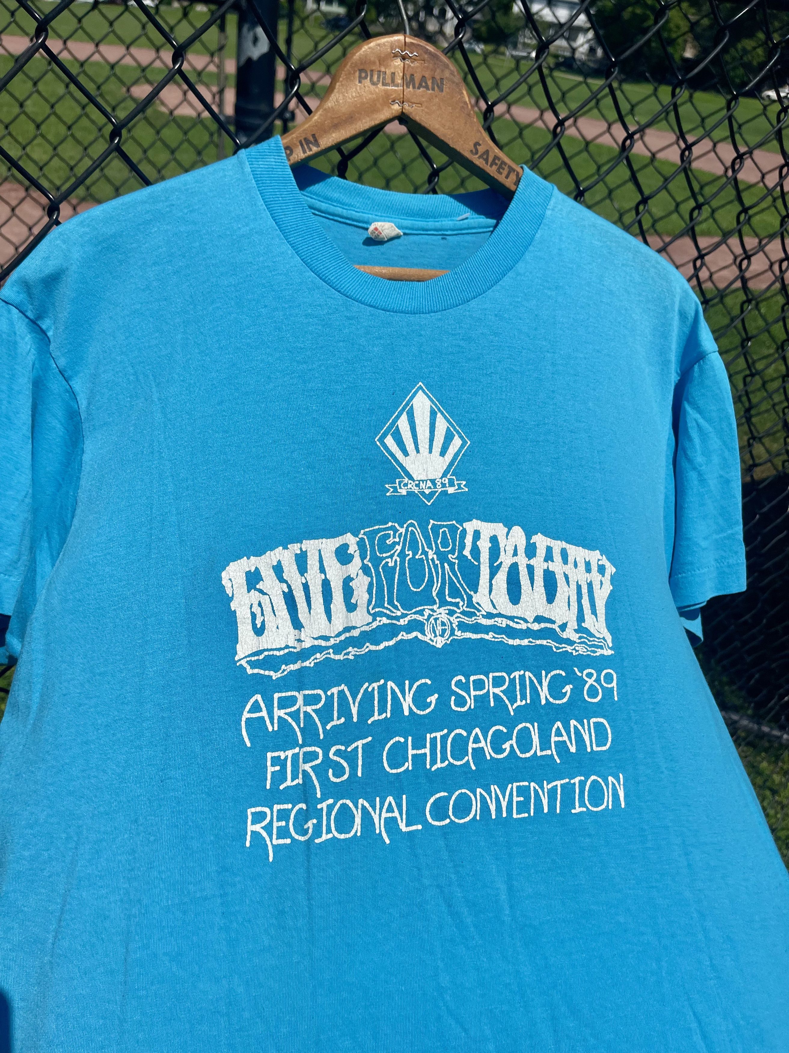 Vintage 1989 Vintage Chicago Convention Church God Religion T-Shirt Size US L / EU 52-54 / 3 - 3 Thumbnail