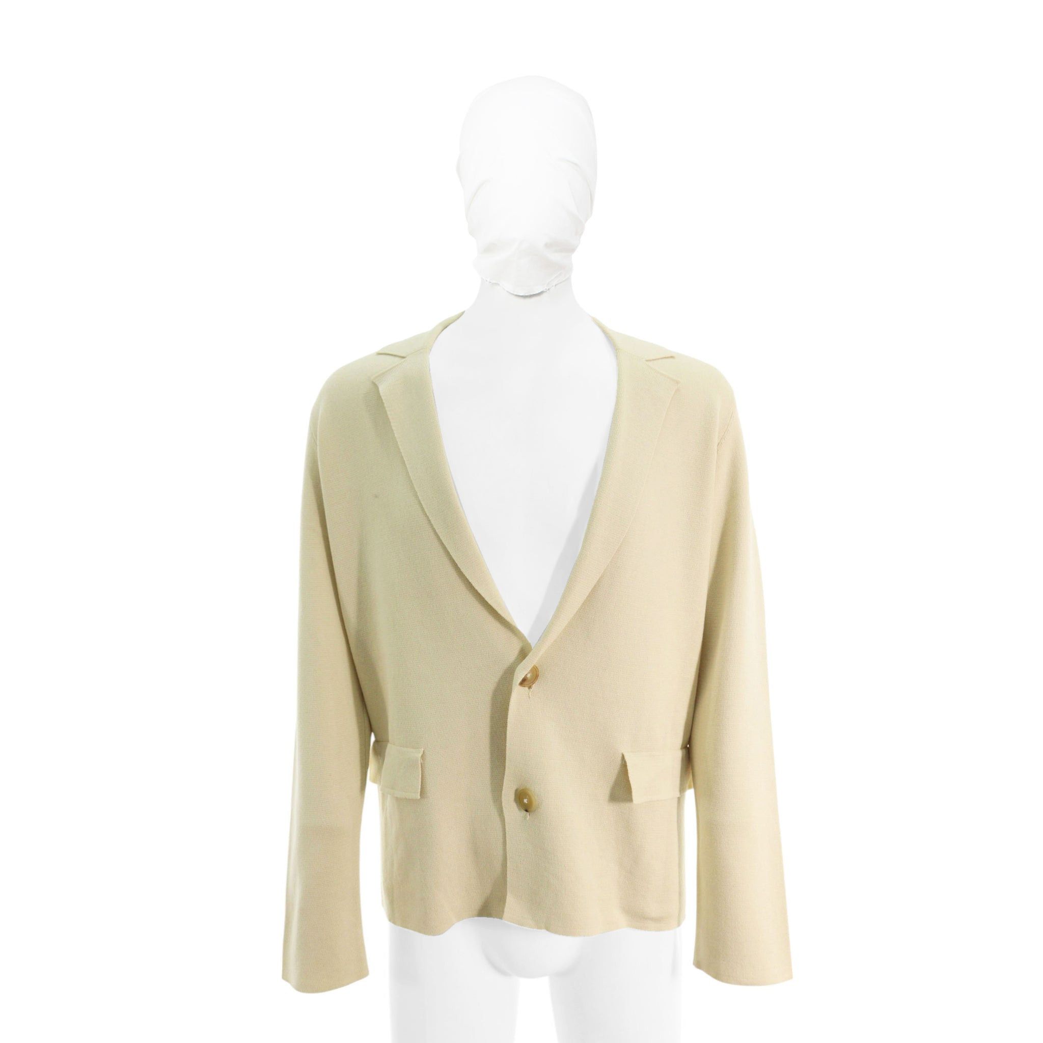 Maison Margiela MAISON MARTIN MARGIELA Wool Cotton Knit Jacket