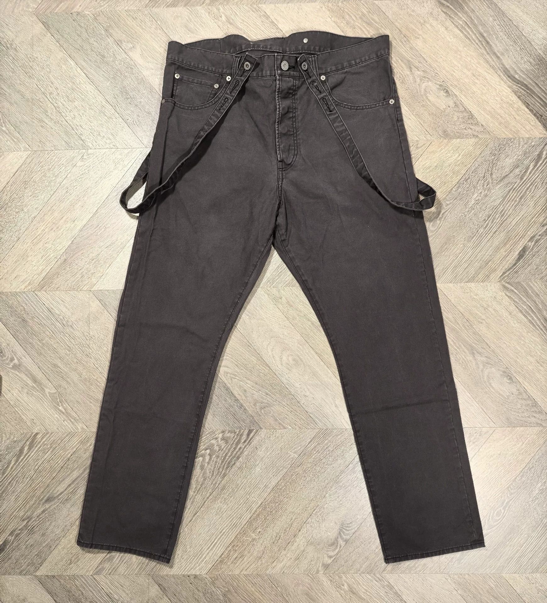 Visvim visvim fluxus chino suspenders pants Size US 30 / EU 46 - 1 Thumbnail