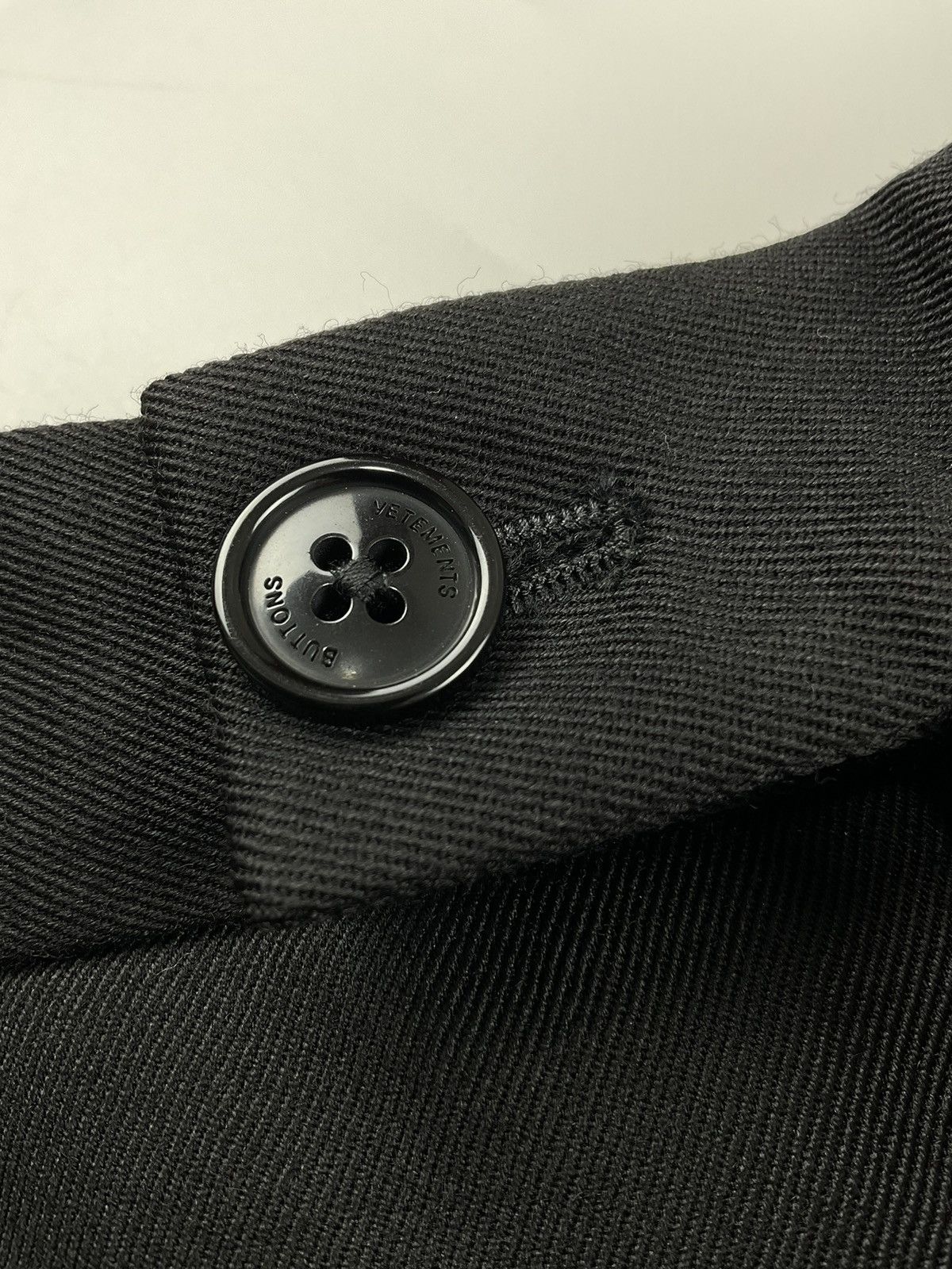 Vetements Vetements F/W'17 Crotch Logo Wool Trouser Size US 32 / EU 48 - 8 Thumbnail