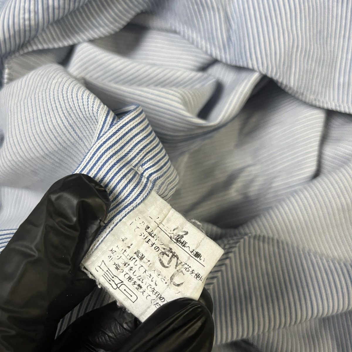 Issey Miyake IM by Issey Miyake Line Striped Japan Designer Archive Shirt Size US M / EU 48-50 / 2 - 4 Thumbnail