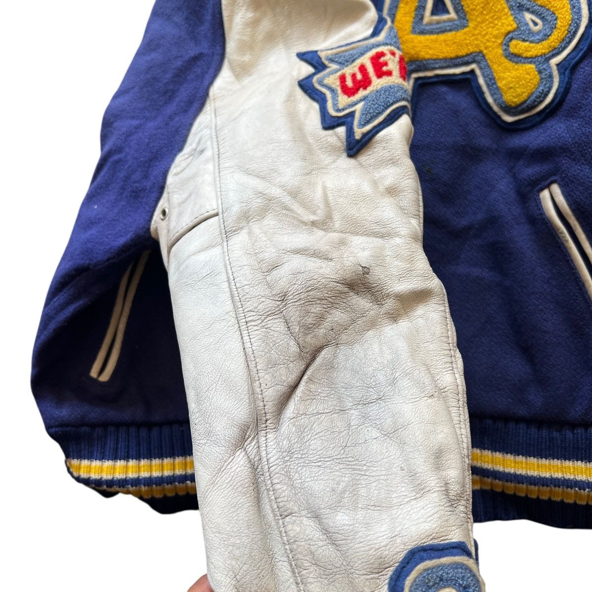 Vintage 🔥 Vintage Tm Athletics Beams Varsity Stadium Jacket Size US M / EU 48-50 / 2 - 19 Thumbnail