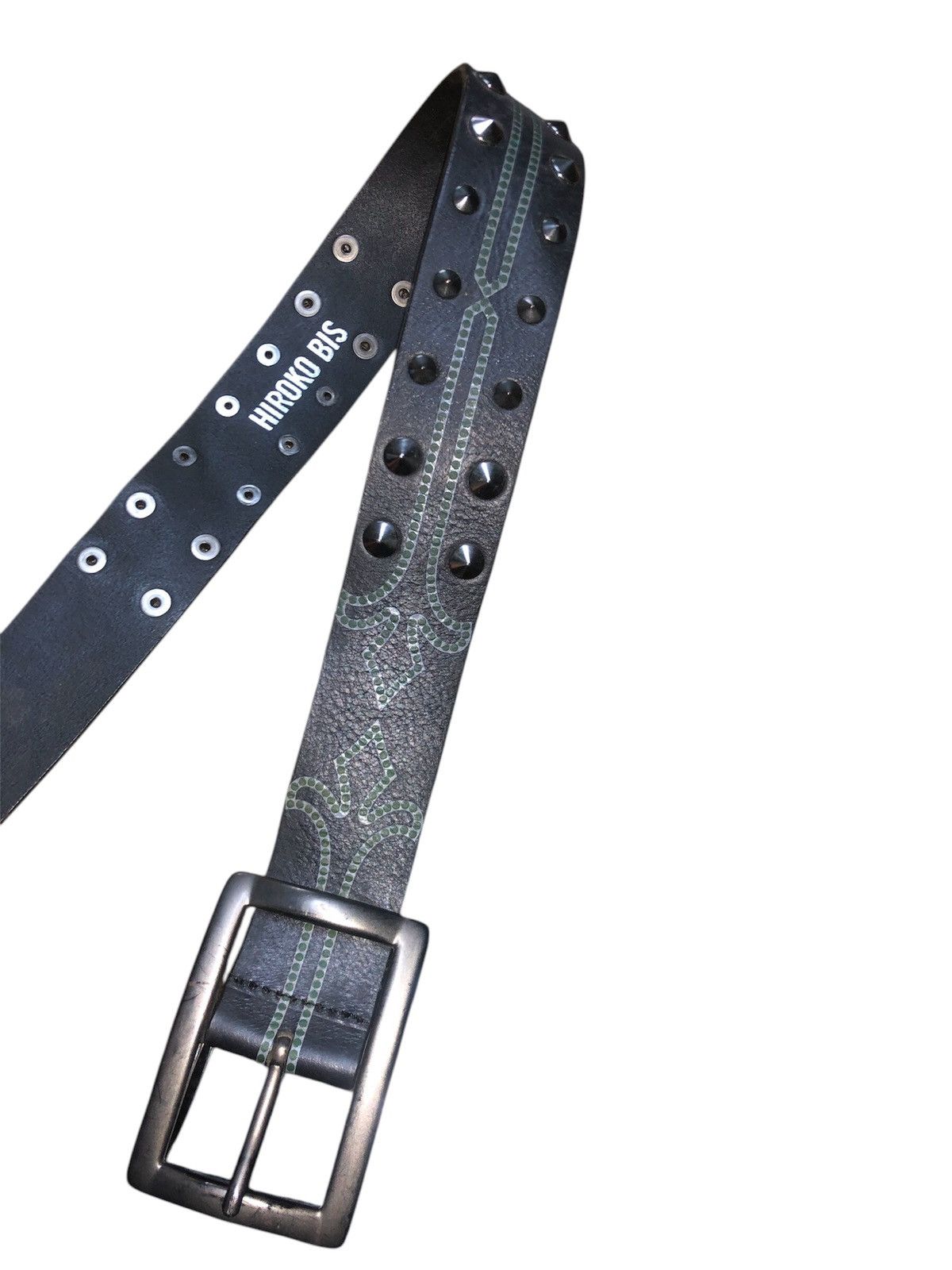 Designer × Japanese Brand × Vintage Leather Belt Hiroko Bis Japanese Brand Size 32 - 8 Thumbnail