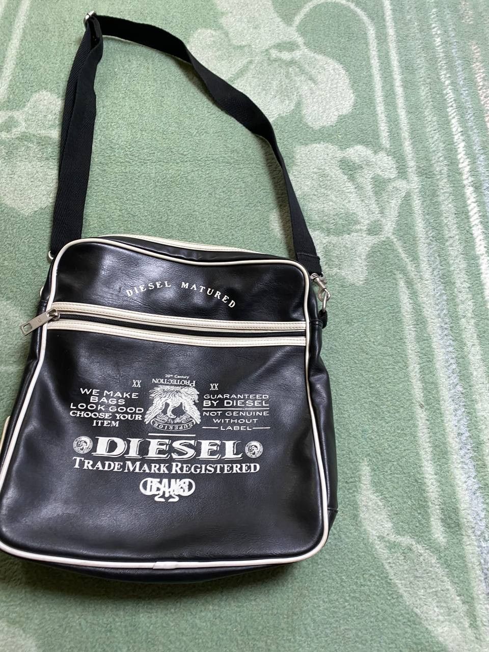 Diesel Bags Diesel big logo black Vintage Streetwear Y2K Size ONE SIZE - 8 Thumbnail