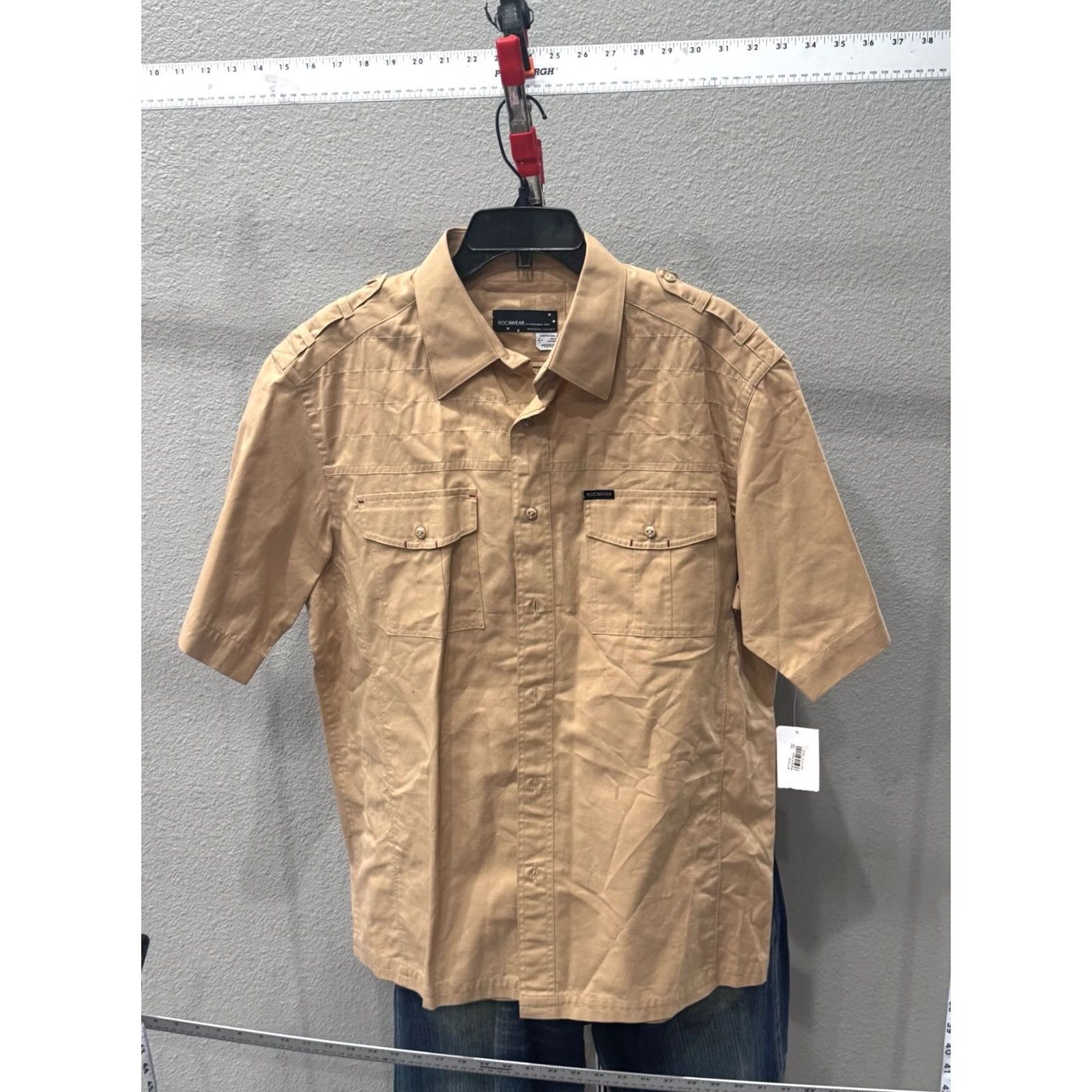 Rocawear Roca Wear SHORT SLEEVE BUTTON UP SHIRT Medium M Multicolor Men Size US M / EU 48-50 / 2 - 2 Thumbnail