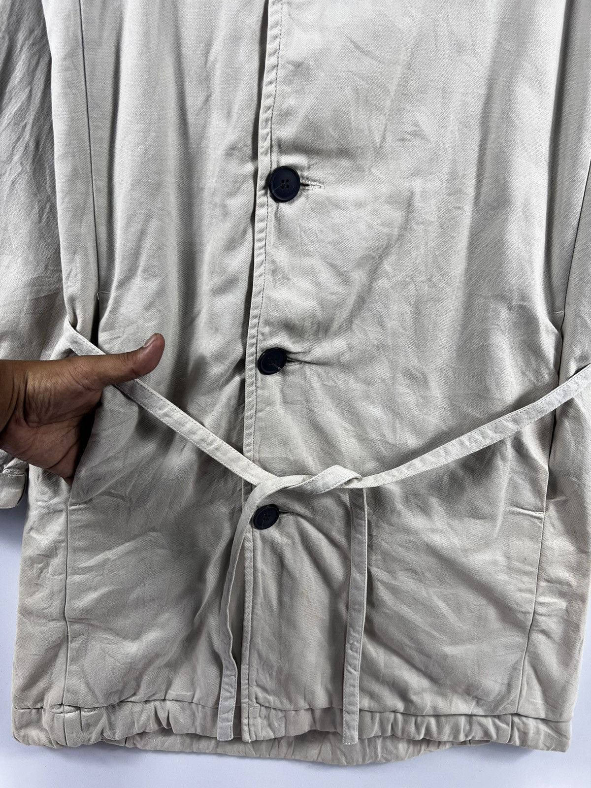 Stephan Schneider Stephan Schneider button up duck canvas long belt Jacket Size US XS / EU 42 / 0 - 4 Thumbnail