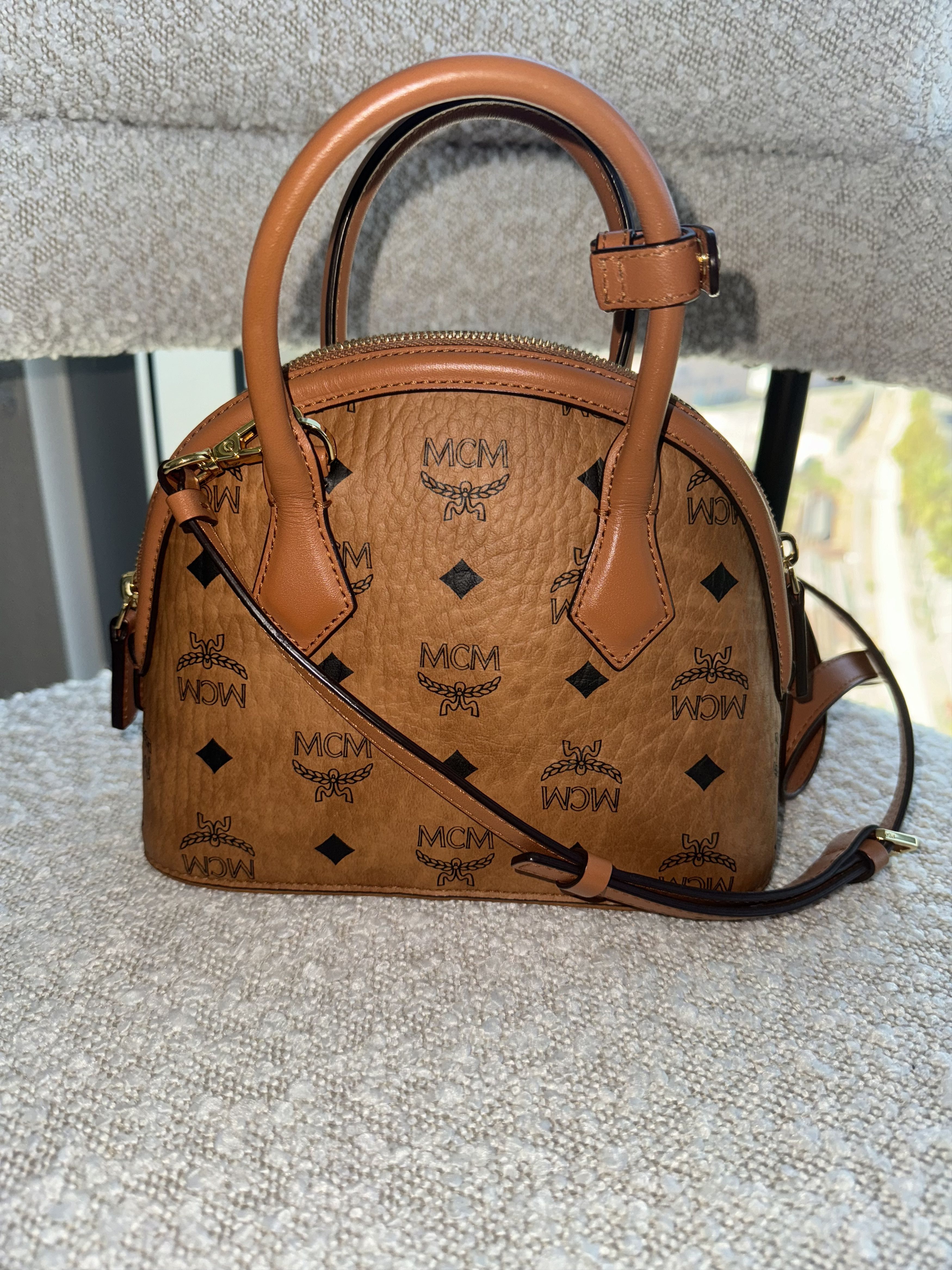 MCM Small Tracy curved tote bag Size ONE SIZE - 2 Thumbnail
