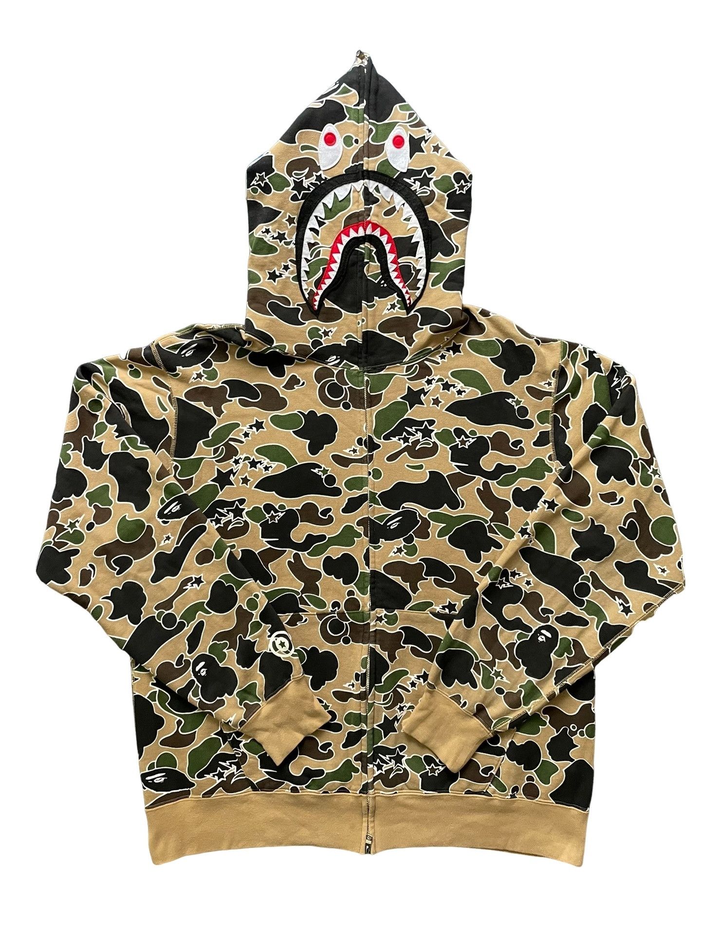 Bape A Bathing Ape Camo Shark Hoodie Size 3XL Size US XXL / EU 58 / 5 - 1 Thumbnail
