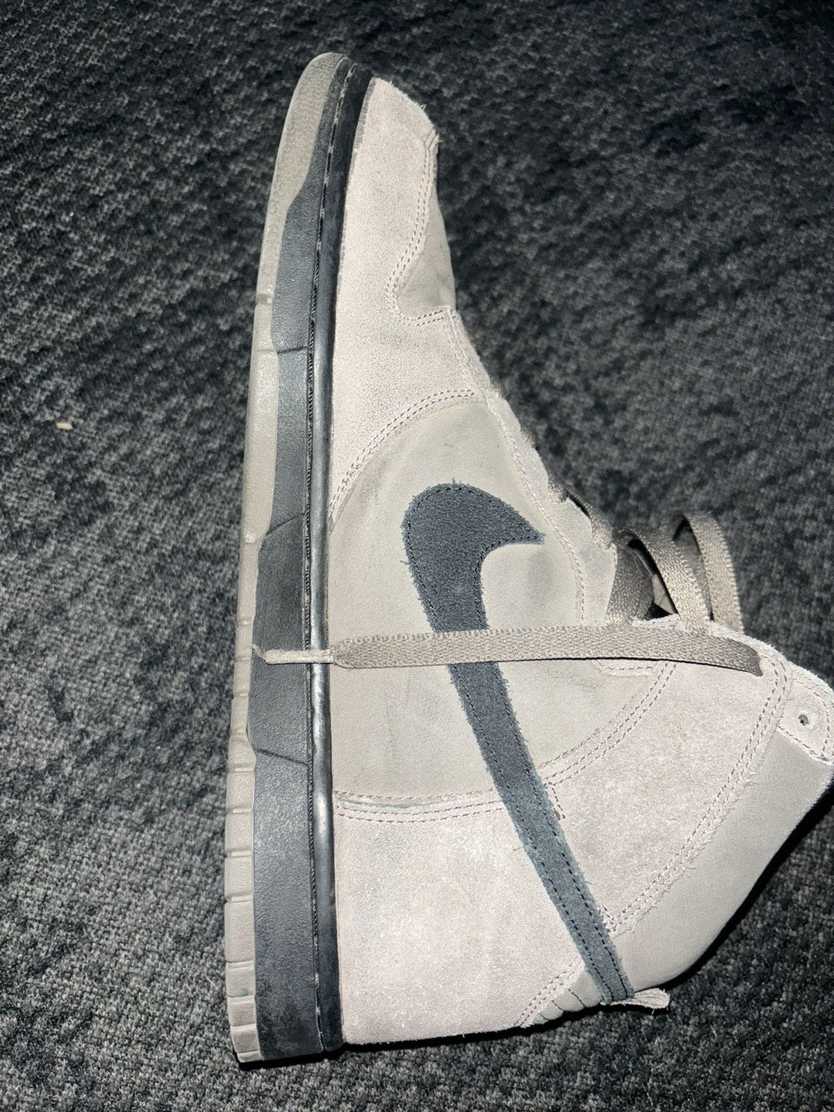 image of Nike Dark Mushroom Dunk Shoes in Brown, Men's (Size 12)