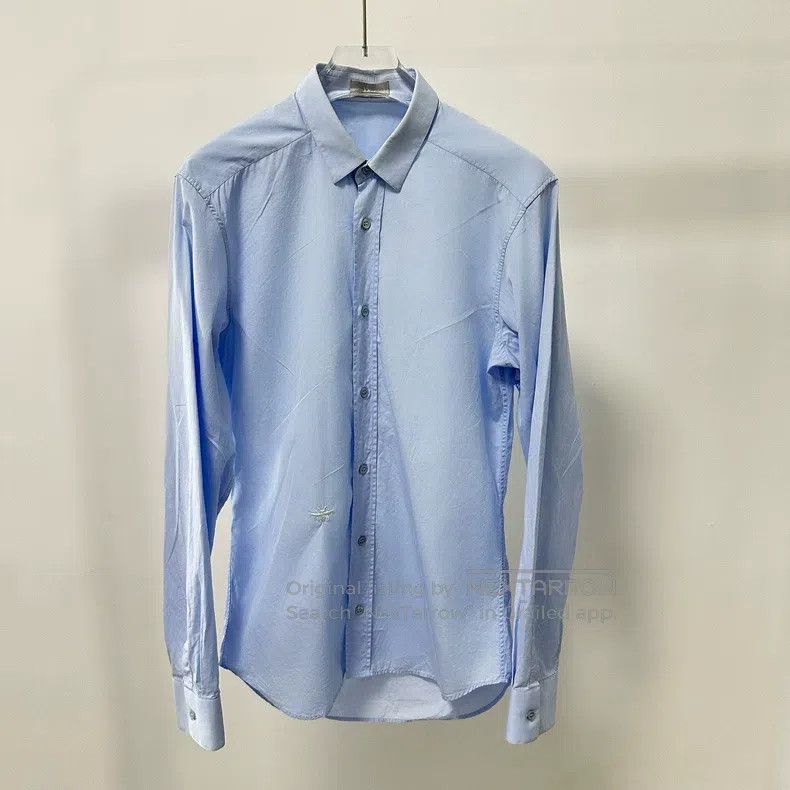 Dior Dior Size 39 Little bee embroidery shirt Size US XXS / EU 40 - 1 Thumbnail