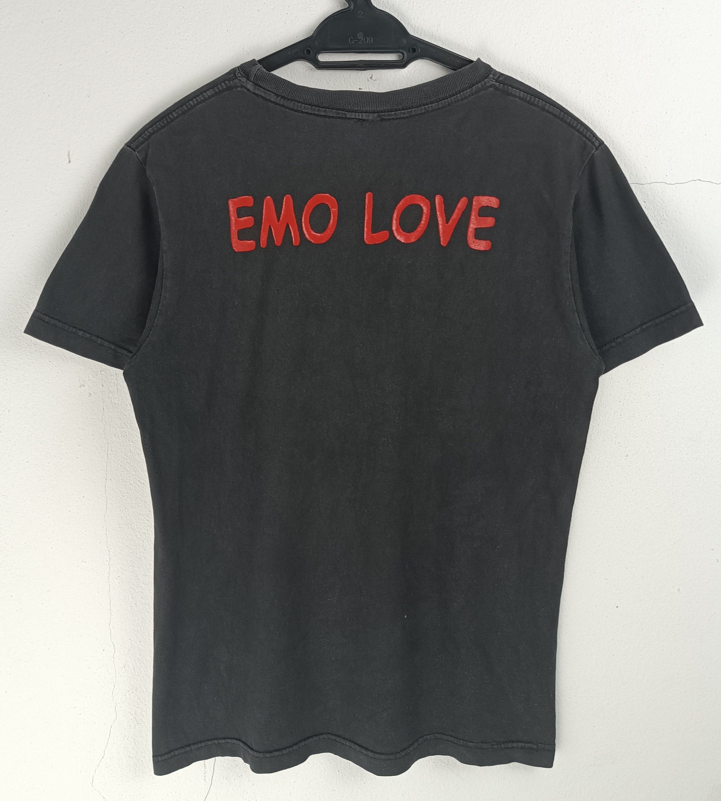 Vintage FADED VINTAGE Y2K EMO LOVE ❤️TEE PUNK GOTH MCR RARE Size US S / EU 44-46 / 1 - 4 Thumbnail