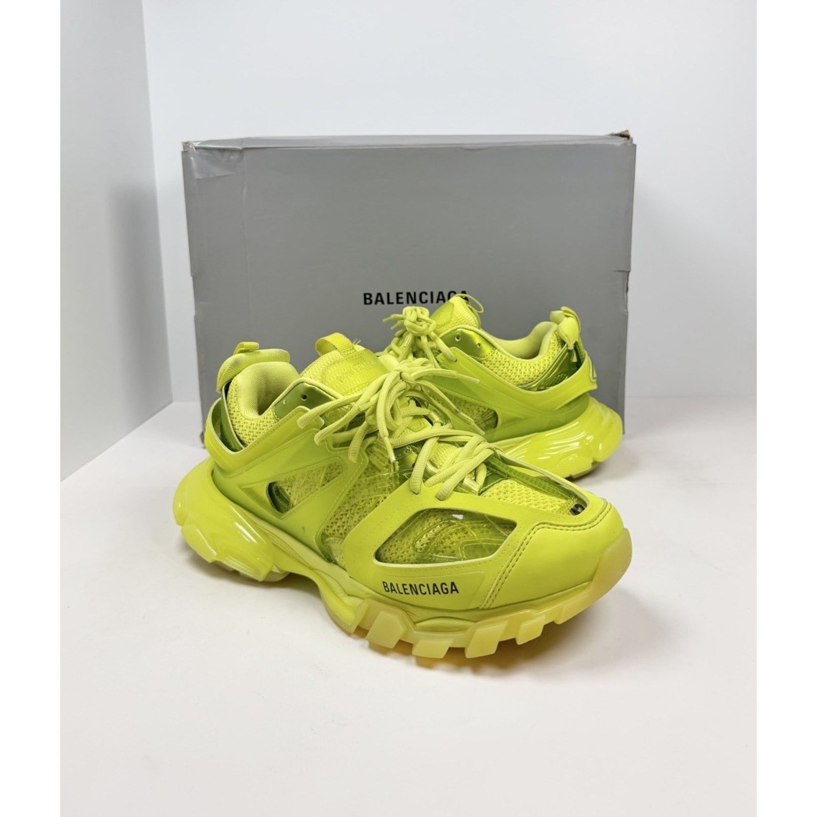 Balenciaga Size 42EU/9US - Balenciaga Track Neon Sneakers Size US 9 / EU 42 - 2 Thumbnail