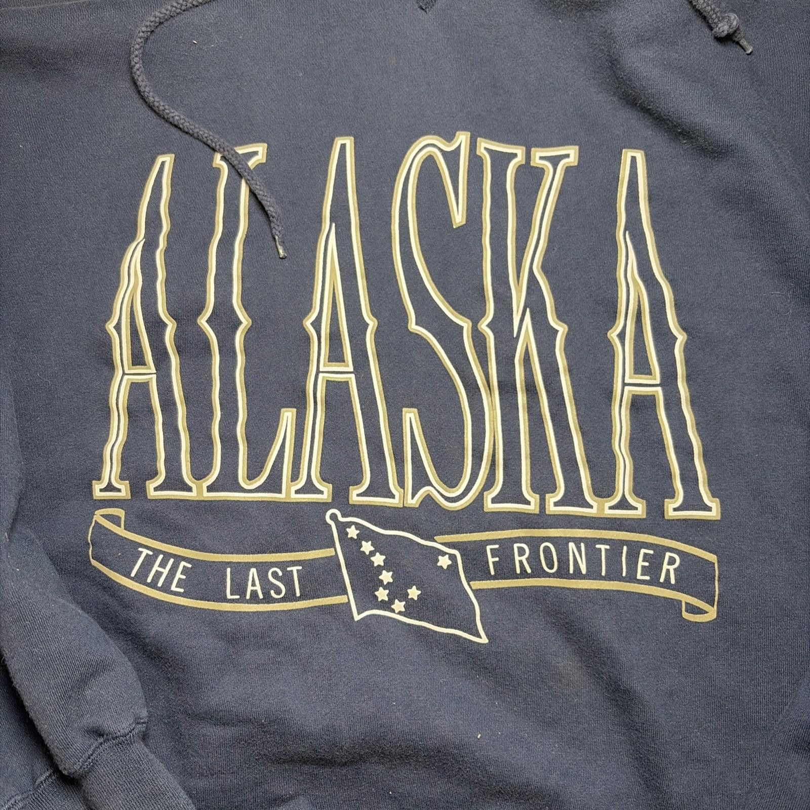 Vintage Vintage 90s Alaska The Last Frontier Sweatshirt Size Large Size US L / EU 52-54 / 3 - 3 Thumbnail