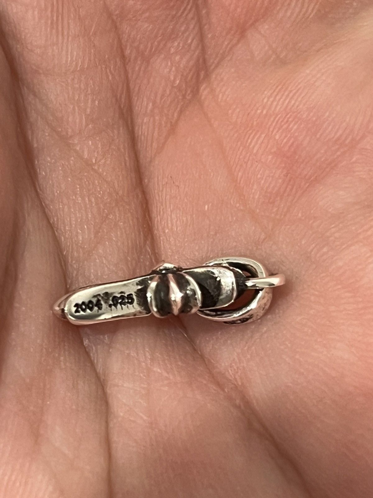 Chrome Hearts Chrome Hearts Diamond Paved Silver Baby Fat Size ONE SIZE - 8 Thumbnail