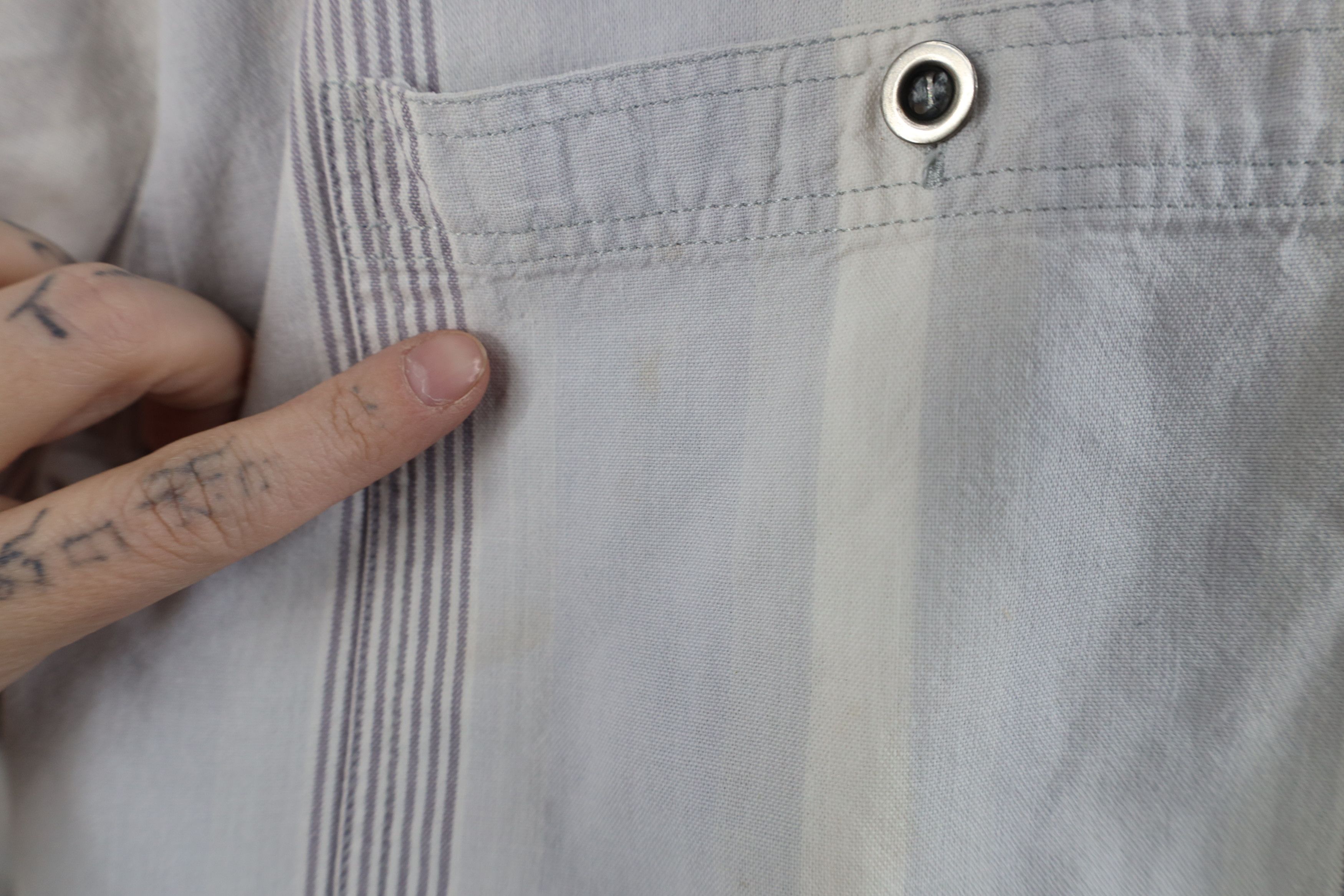 Vintage Vintage 90s Streetwear Baggy Big Pocket Striped Button Shirt Size XL / US 12-14 / IT 48-50 - 4 Thumbnail
