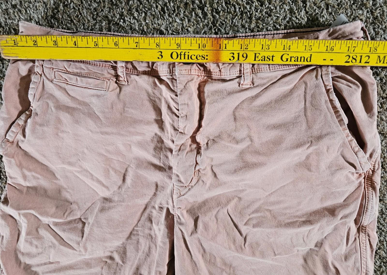 American Eagle Outfitters Men’s American Eagle Next Level Flex Pink Chino Shorts Sz 36 Size US 36 / EU 52 - 8 Thumbnail
