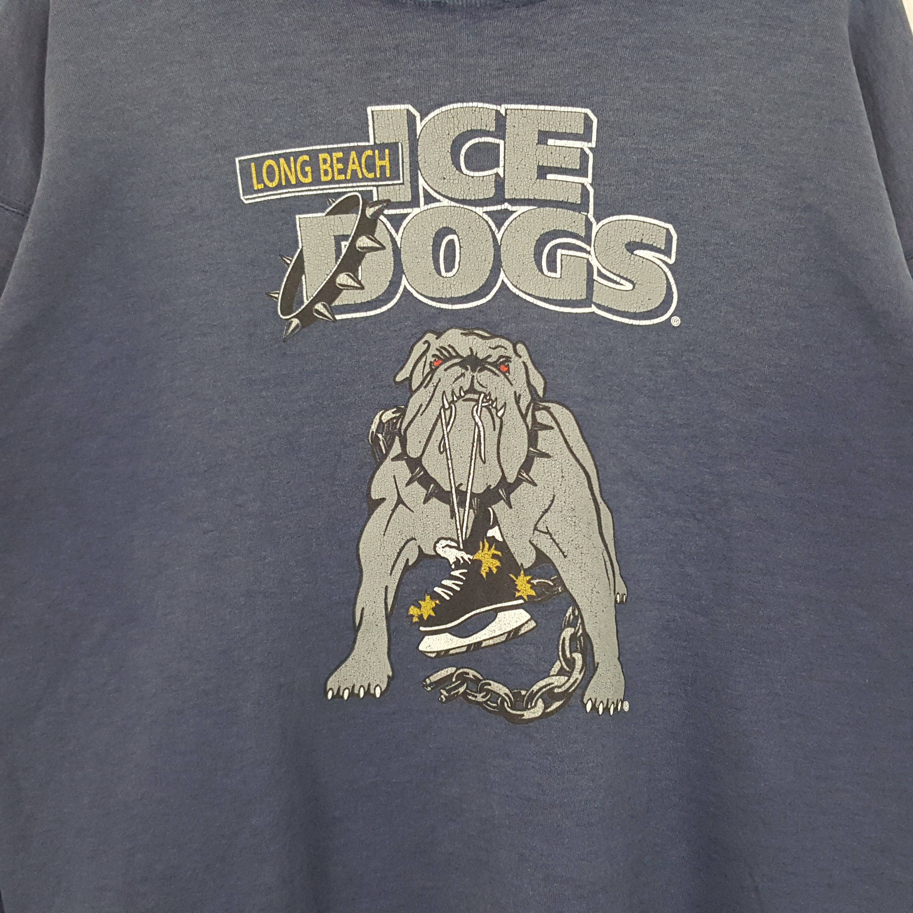 Vintage Vintage Ice Dogs American Style Pit Bull Sweatshirt Size US L / EU 52-54 / 3 - 2 Thumbnail