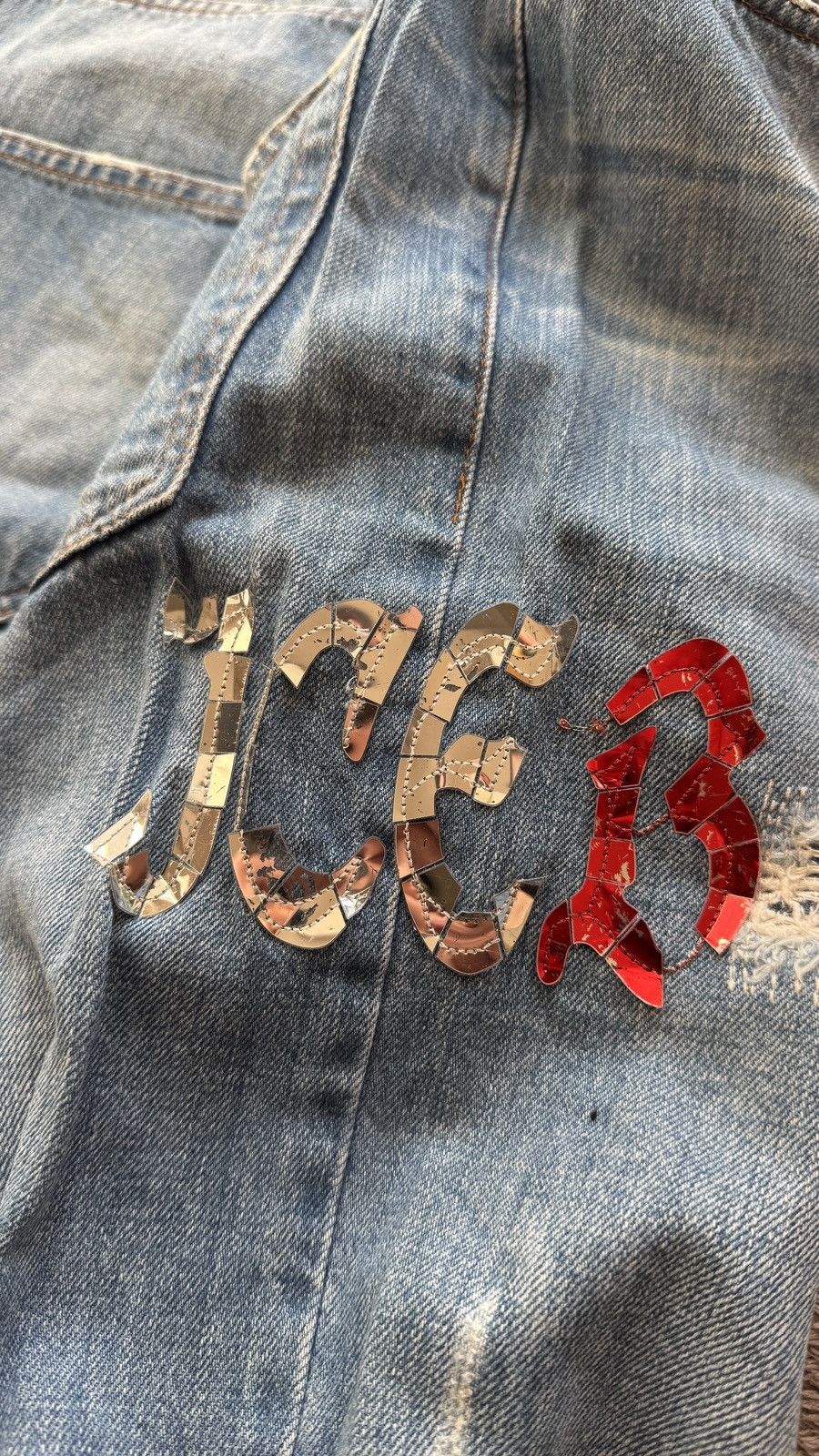 Hysteric Glamour Iceberg Washed Ripped Distressed Jeans ed hardy dsquared y3 Size US 32 / EU 48 - 5 Thumbnail