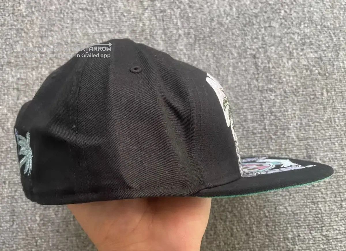 Bbc Icecream Fully Embroidered Astronaut Baseball Cap in Black, Men's — image 3 of 6