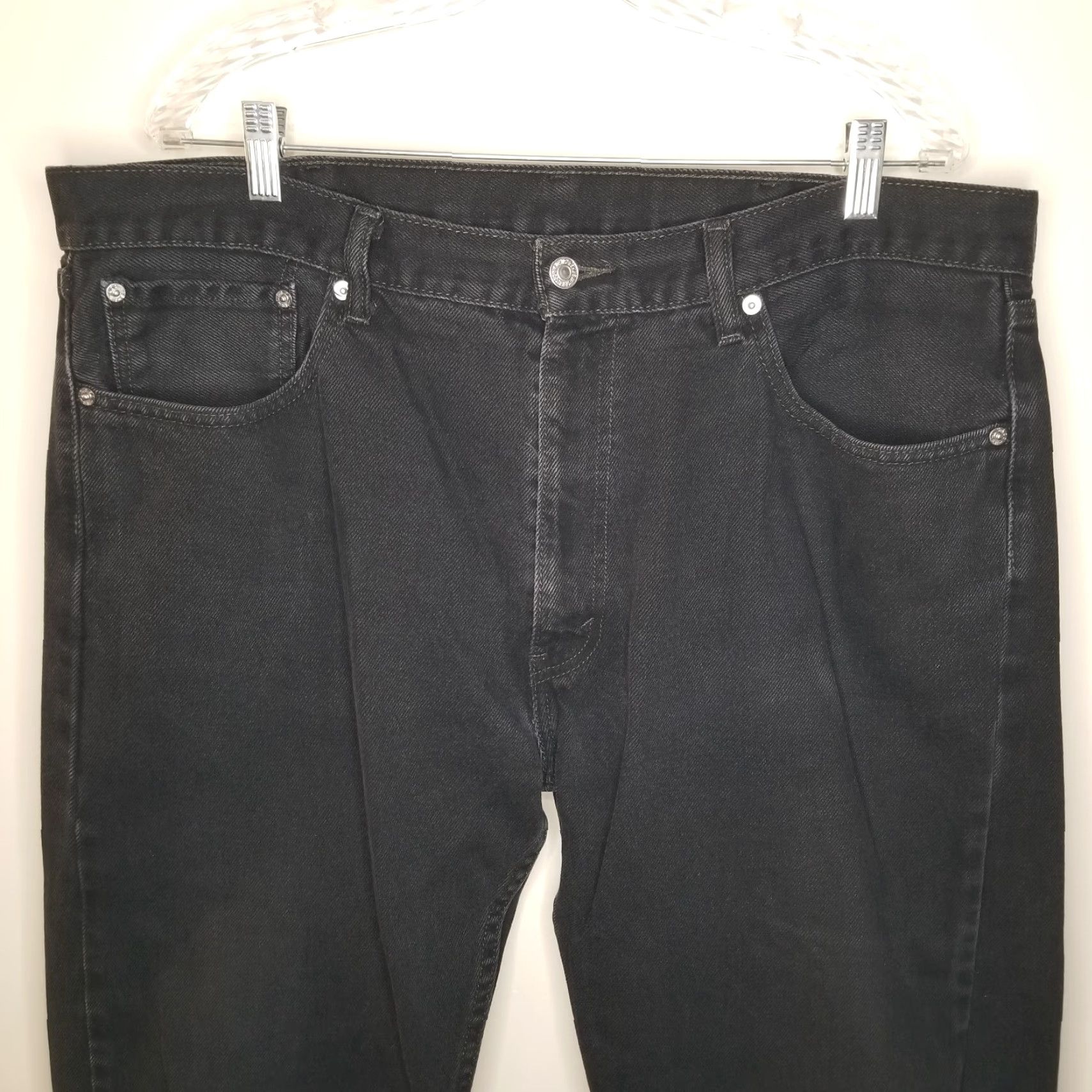 Levi's Levi's 505 Jeans Men 40x30 Black Straight Size US 40 / EU 56 - 2 Thumbnail