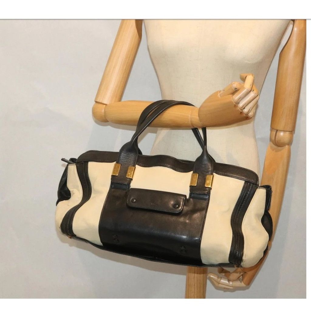 Chloe Chloe Black and Cream Shoulder bag Size ONE SIZE - 11 Thumbnail