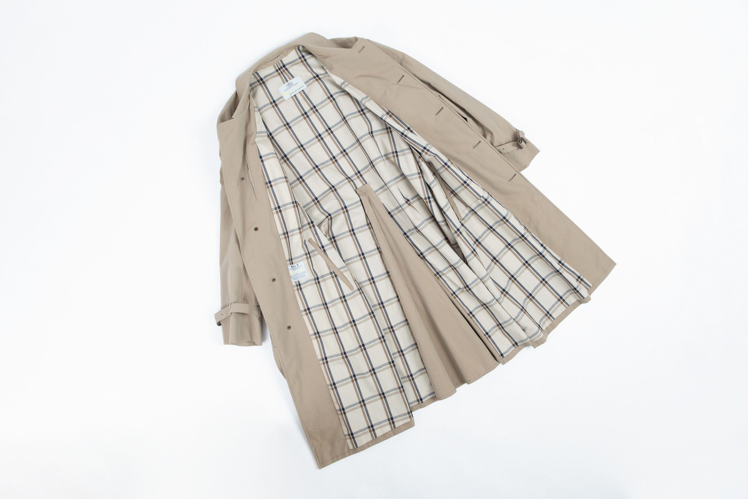 Aquascutum Aquascutum Khaki Brown Trench Coat US 42 EU 52 Size US L / EU 52-54 / 3 - 3 Thumbnail