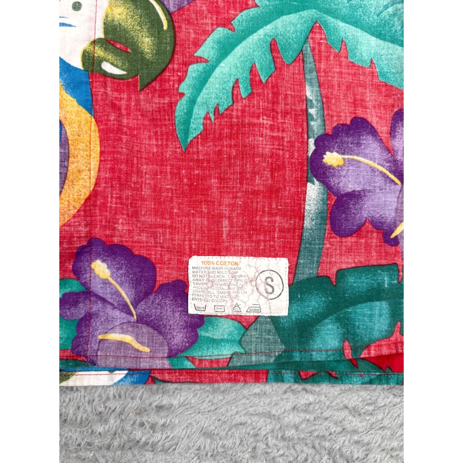 Vintage VINTAGE UNIONBAY Hawaiian Shirt Men Small Pink Parrot Cotton Button Inside Out Size US S / EU 44-46 / 1 - 6 Thumbnail