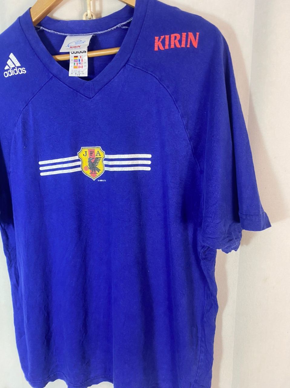 Adidas × Japanese Brand × Vintage Vintage adidas kirin printed tshirt Size US L / EU 52-54 / 3 - 3 Thumbnail