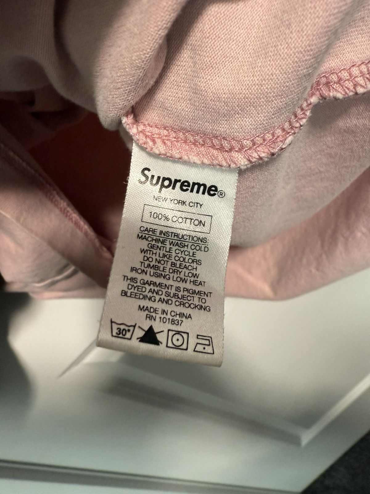 Supreme Supreme Overdyed Tee Pink XL Size US XL / EU 56 / 4 - 9 Thumbnail