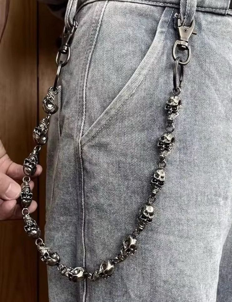 Jewelry SKULL Pant Wallet Chain Size ONE SIZE - 1 Thumbnail