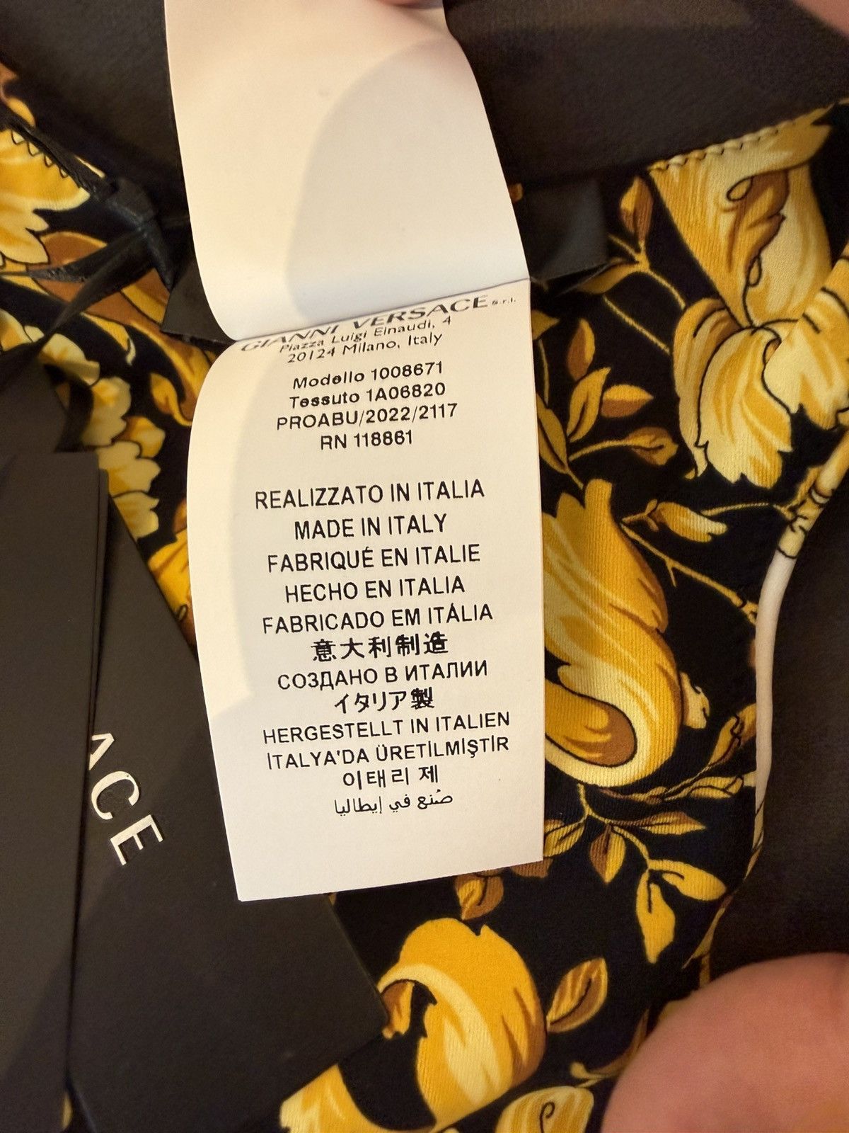 Versace Versace crete de fleur Size XS / US 0-2 / IT 36-38 - 2 Thumbnail