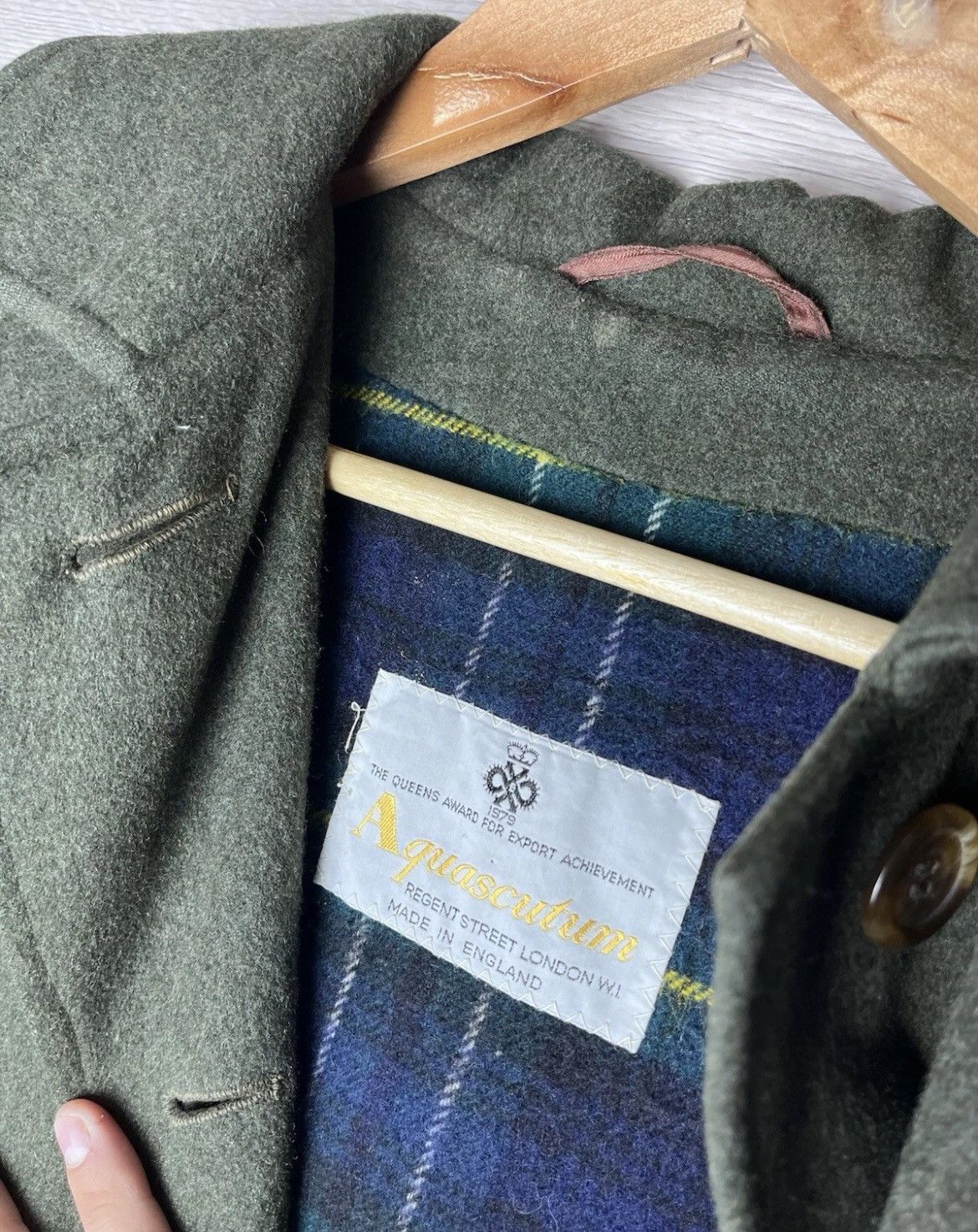 Aquascutum Vintage men’s aquascutum trench coat made in 🇬🇧 wool Size US L / EU 52-54 / 3 - 4 Thumbnail