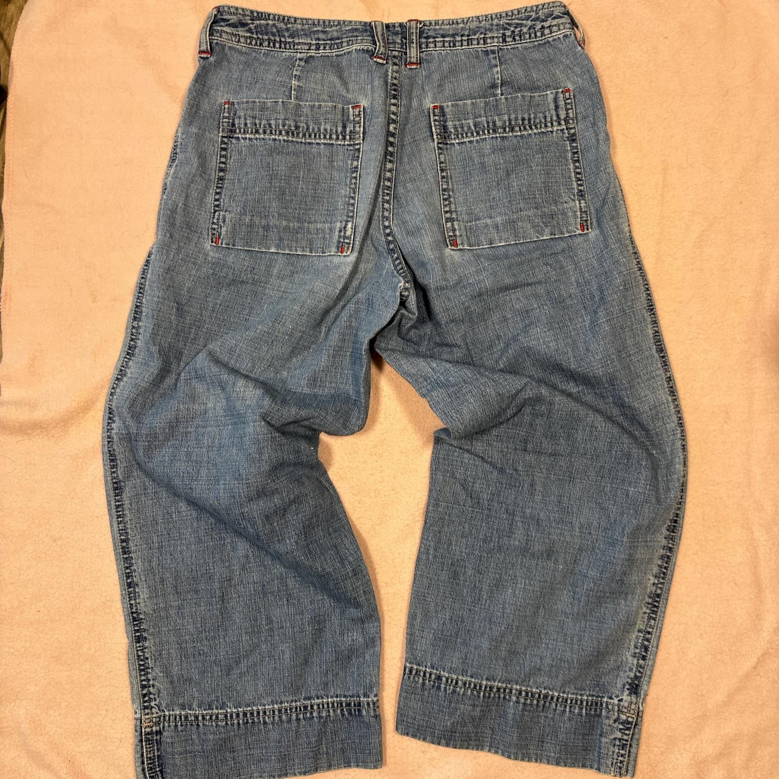 Other y2k vintage baggy capris pants Size 27" / US 4 / IT 40 - 4 Thumbnail